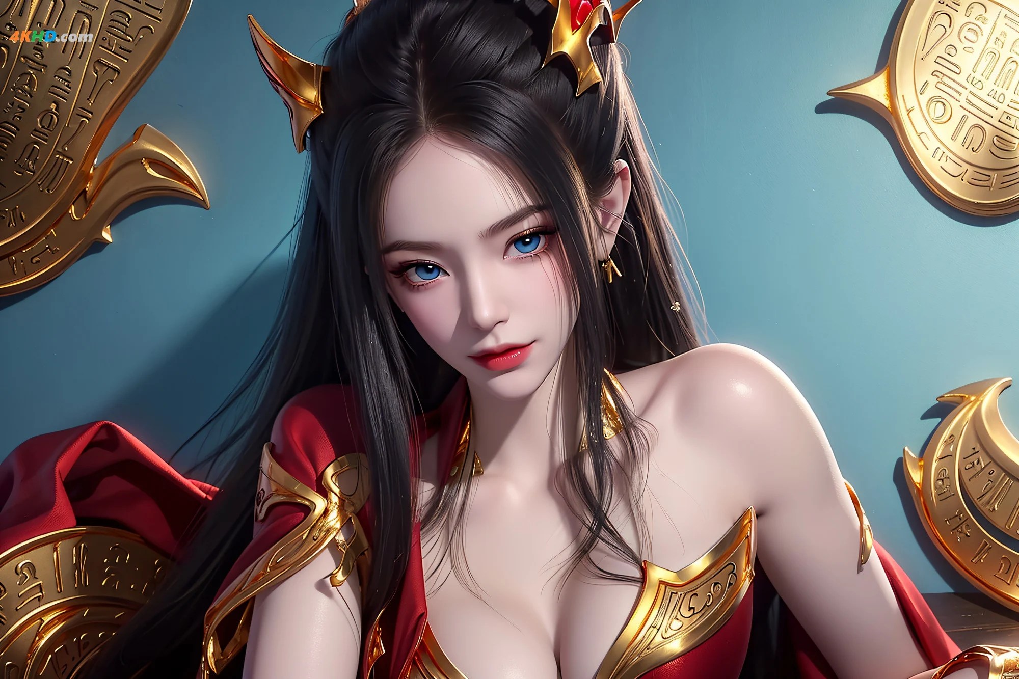 AI Generated 焰灵姬黄金版[630MB-159photos]