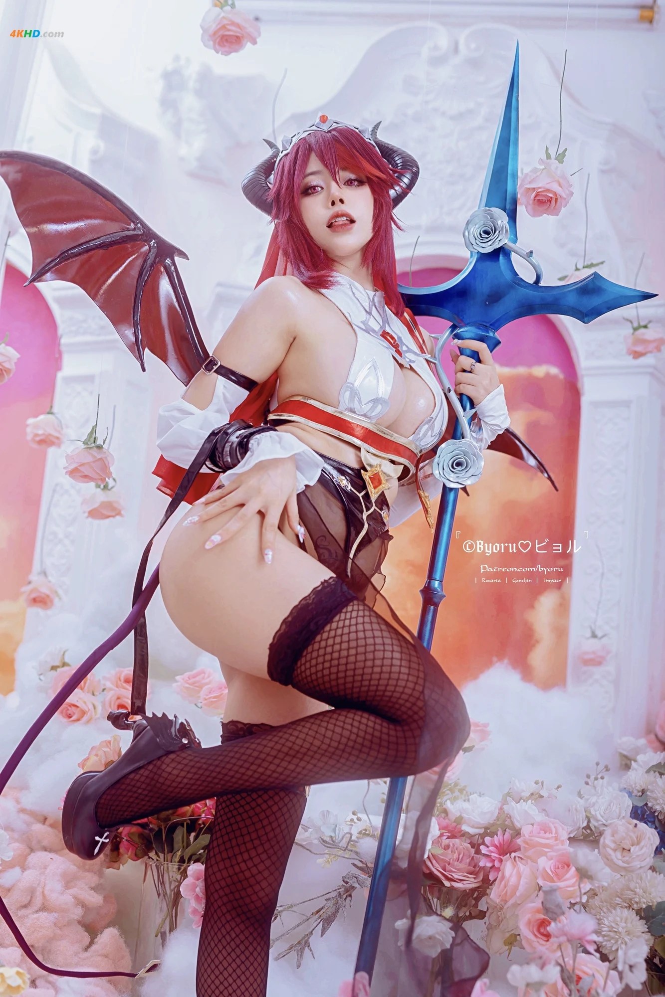 Byoru – Rosaria Succubus (Genshin Impact)[173MB-61photos]