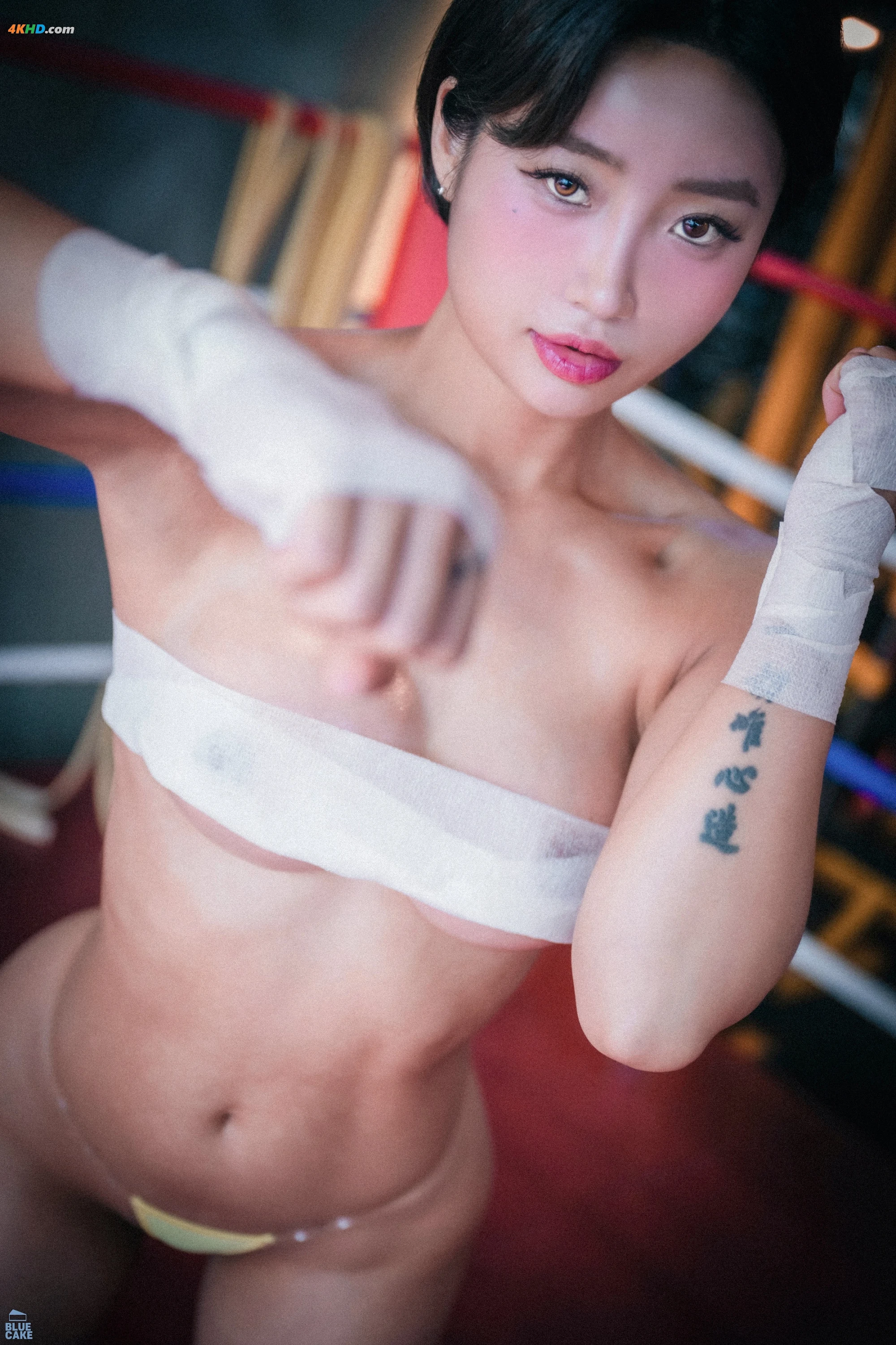 [BLUECAKE] Booty Queen – Punch Girl_Chapter 2 – part 02_RED+[443MB-26photos]