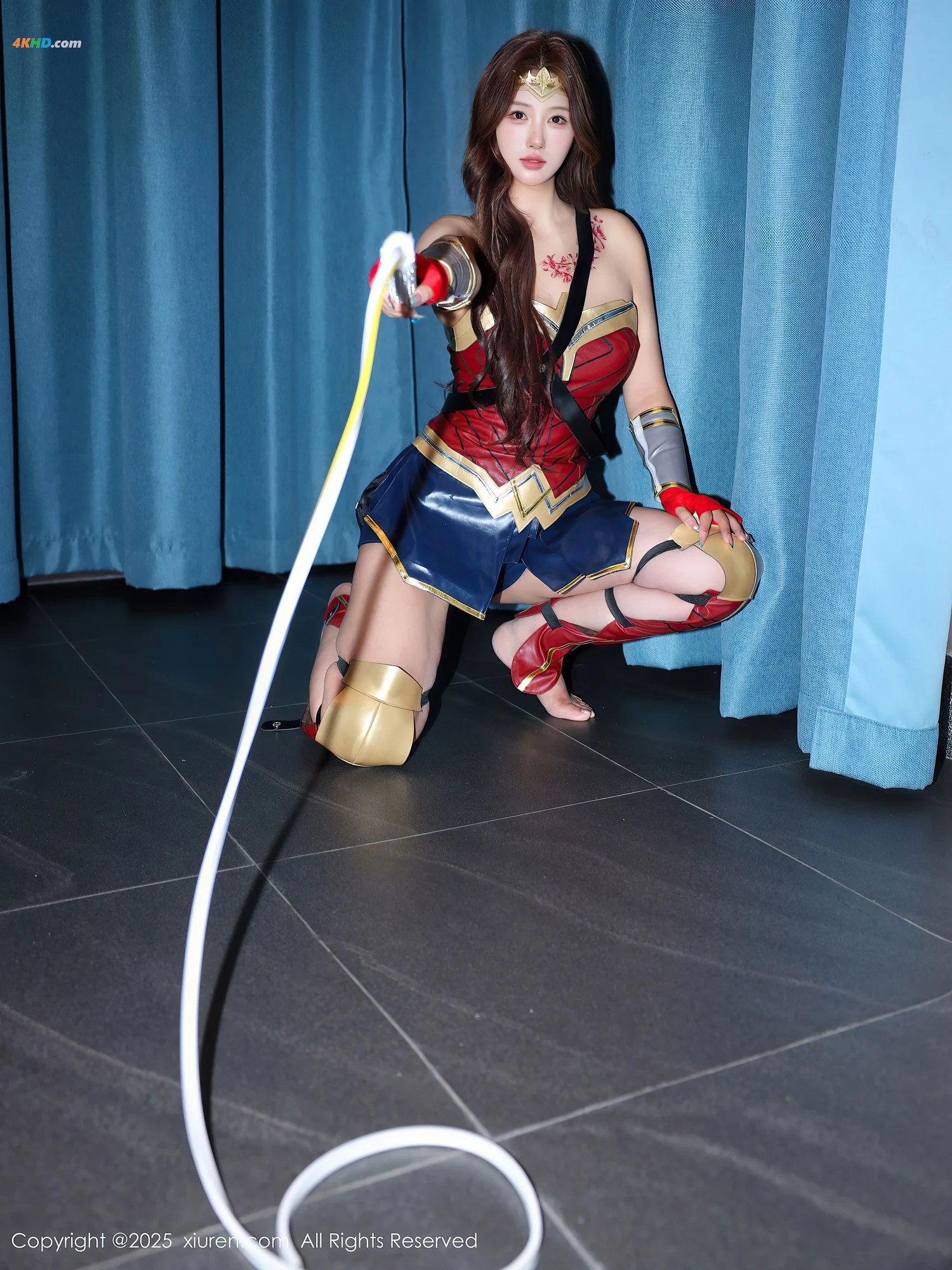 [Xiuren秀人网 金允希Yuki] Wonder Woman[616MB-81photos]