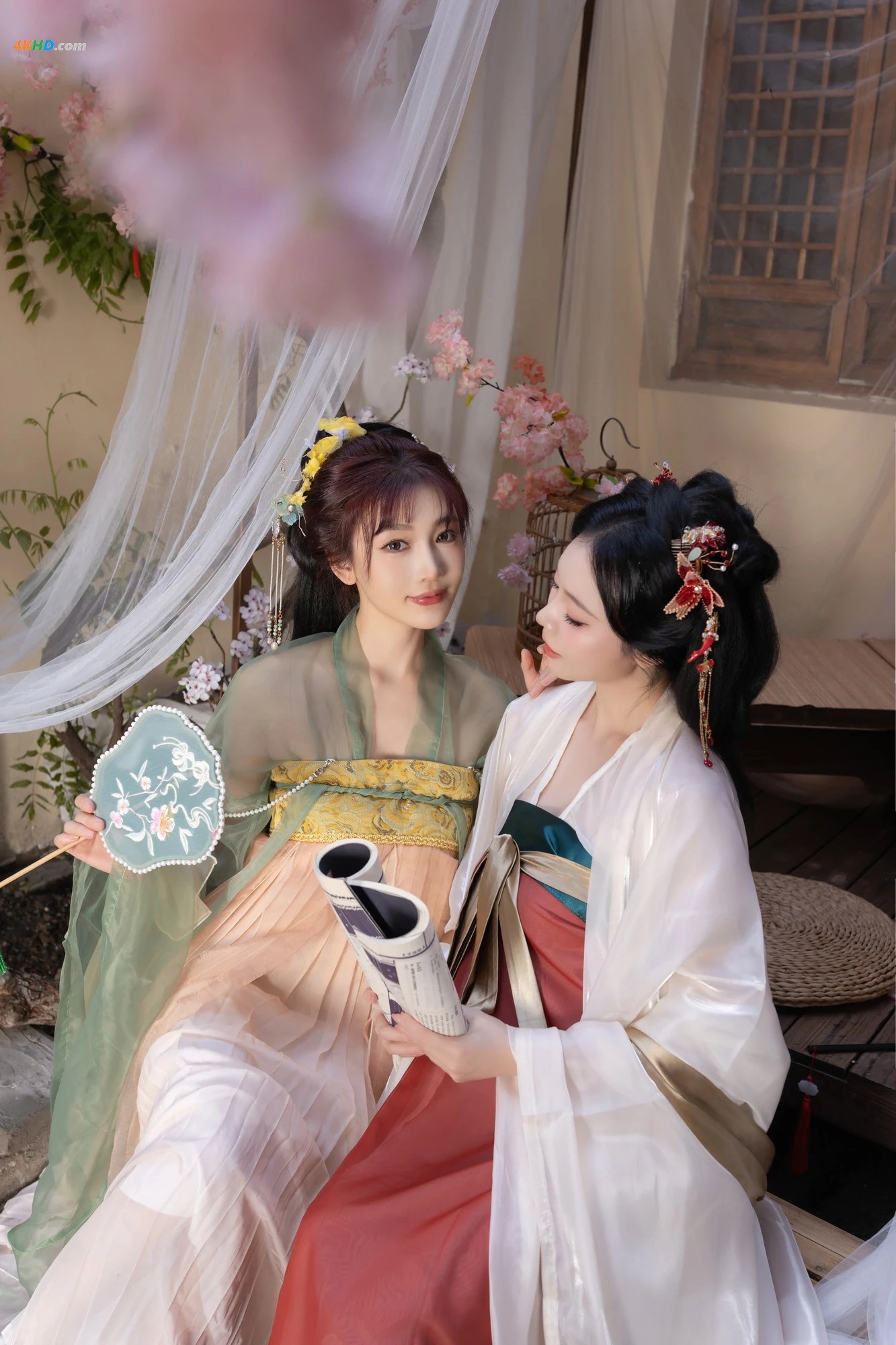 安然anran  &陆萱萱 内购无水印 闺蜜古装[960MB-105photos]