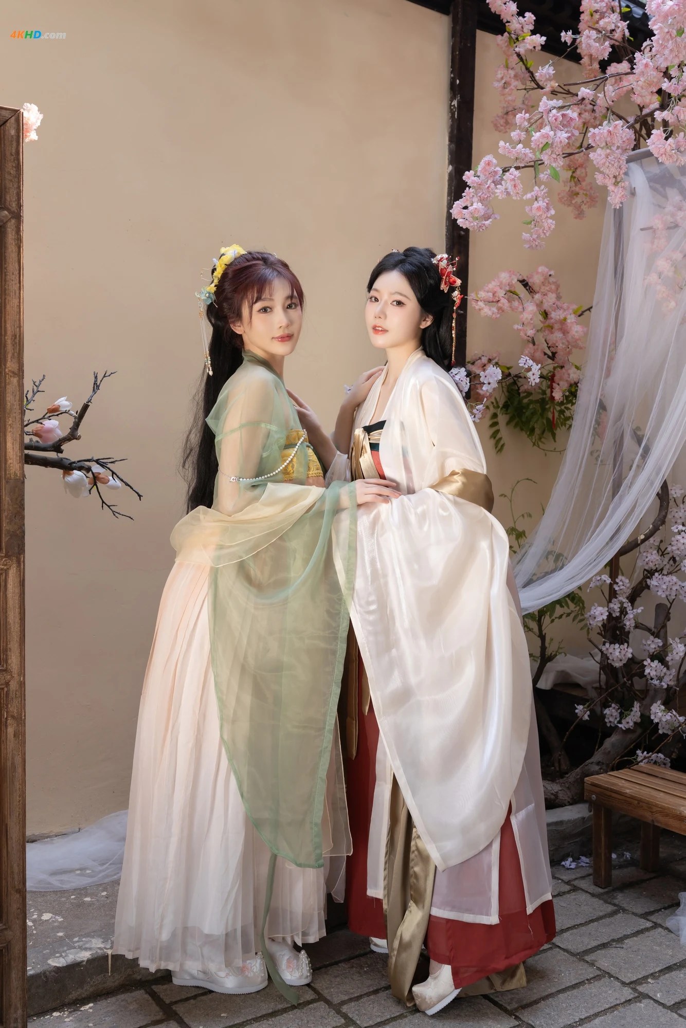 安然anran  &陆萱萱 内购无水印 闺蜜古装[960MB-105photos]