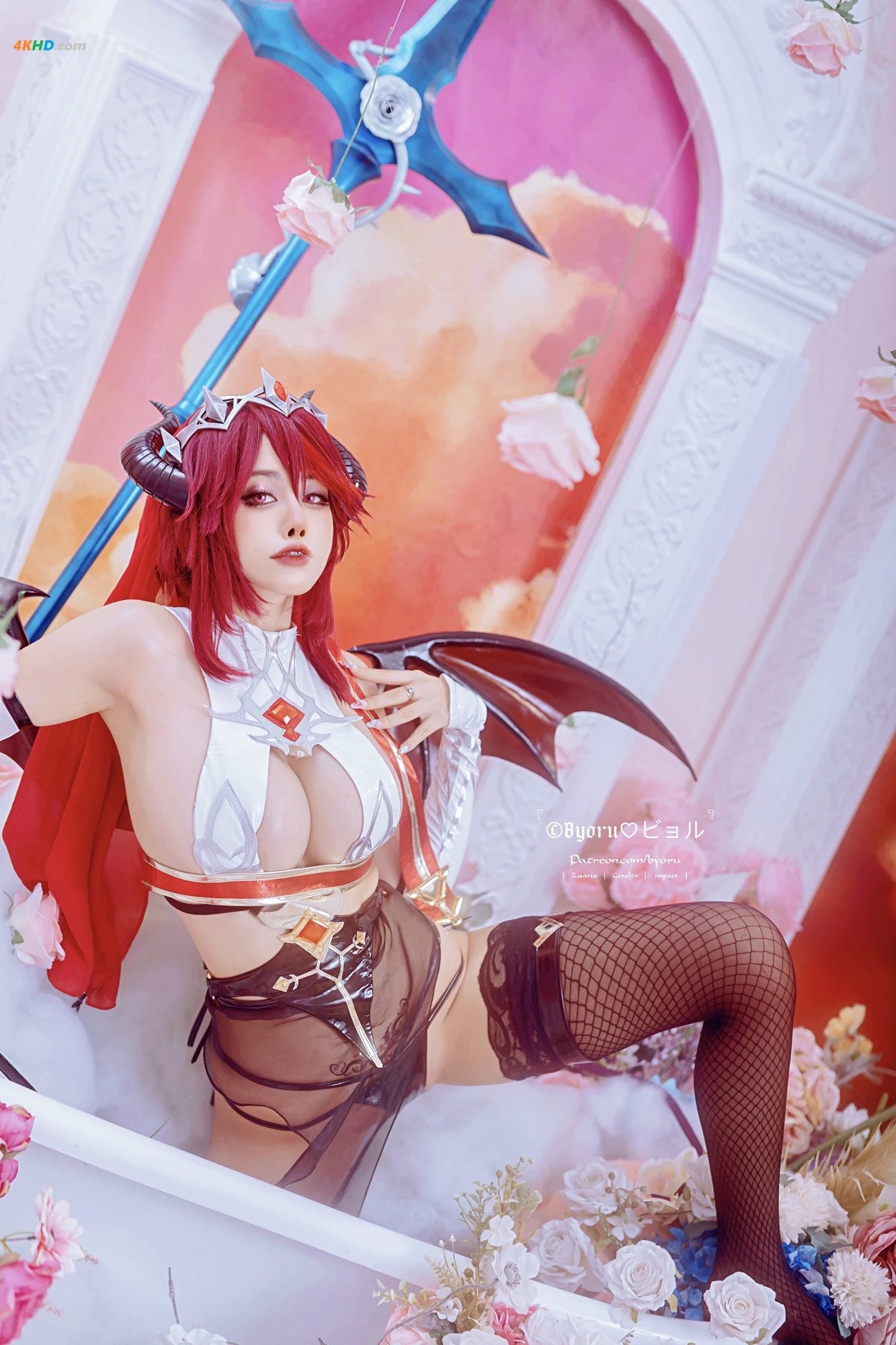 Byoru – Rosaria Succubus (Genshin Impact)[173MB-61photos]