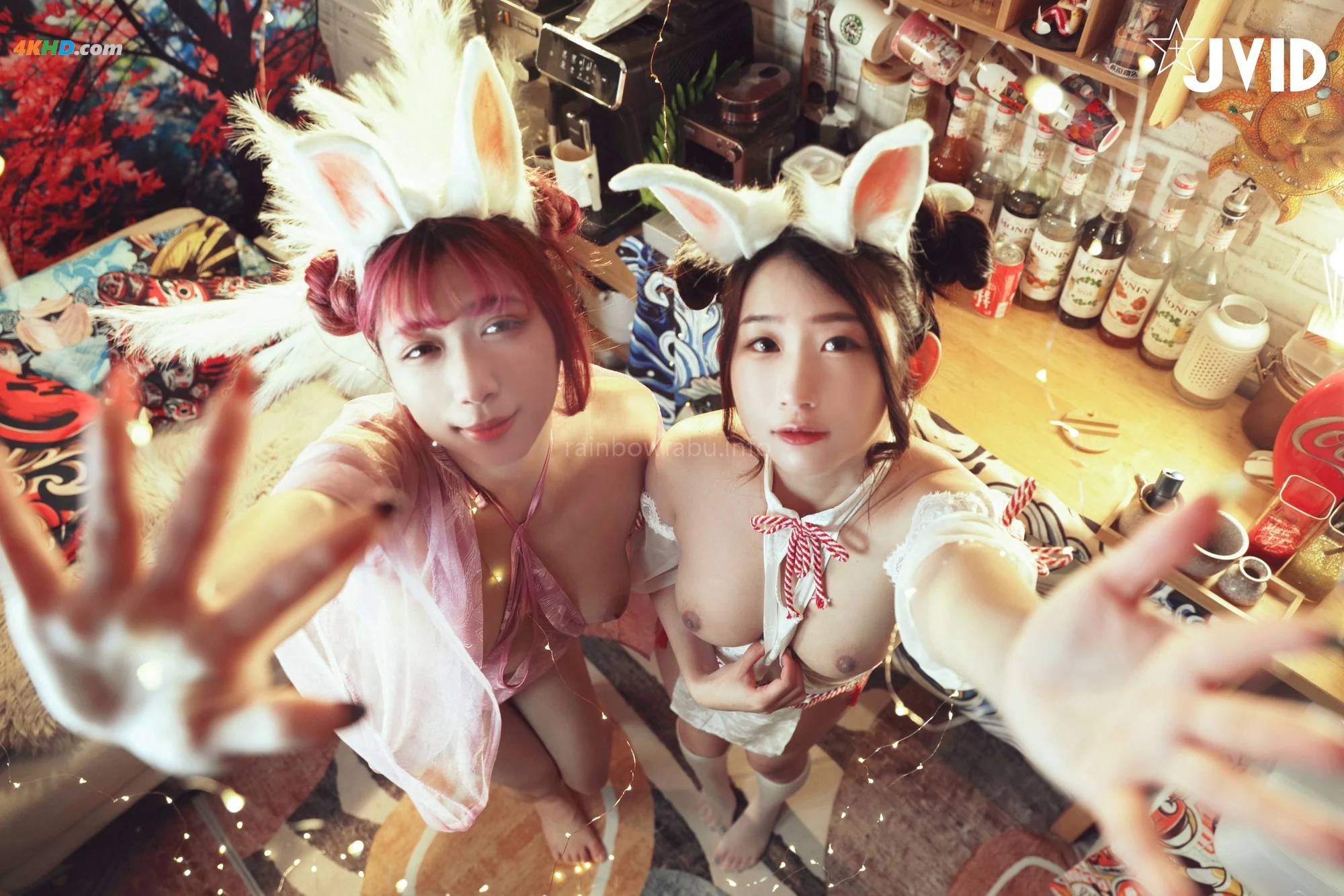 [JVID] 肉包Mini & 吳紫欣 – 體液兔X淫水兔~色液融合~!![663MB-103photos]