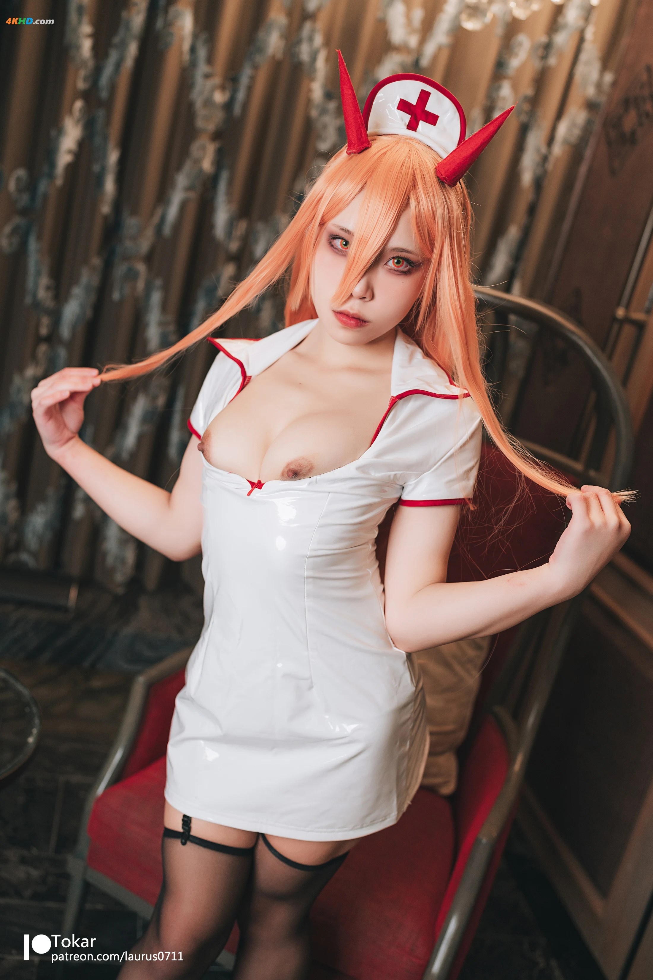 Tokar 浵卡 – Power Nurse (Chainsaw Man)[373MB-29photos]