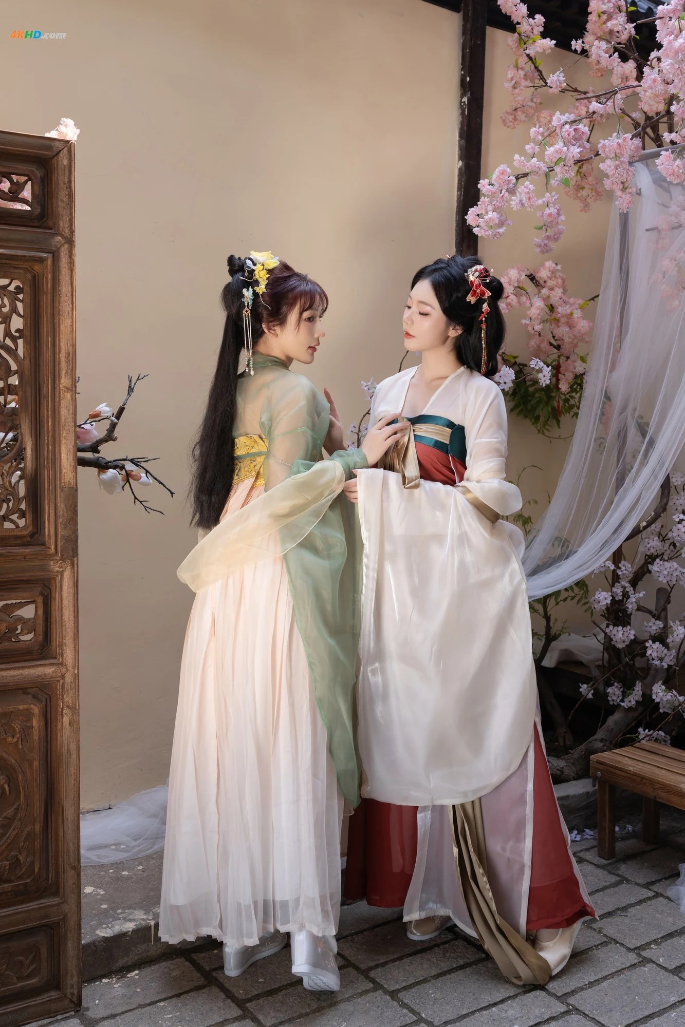 安然anran  &陆萱萱 内购无水印 闺蜜古装[960MB-105photos]