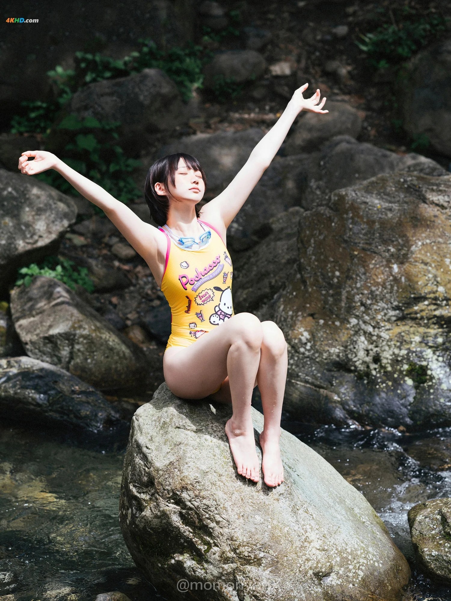 N[ARTGRAVIA]ESA魔物喵  夏の小川[188MB-72photos]