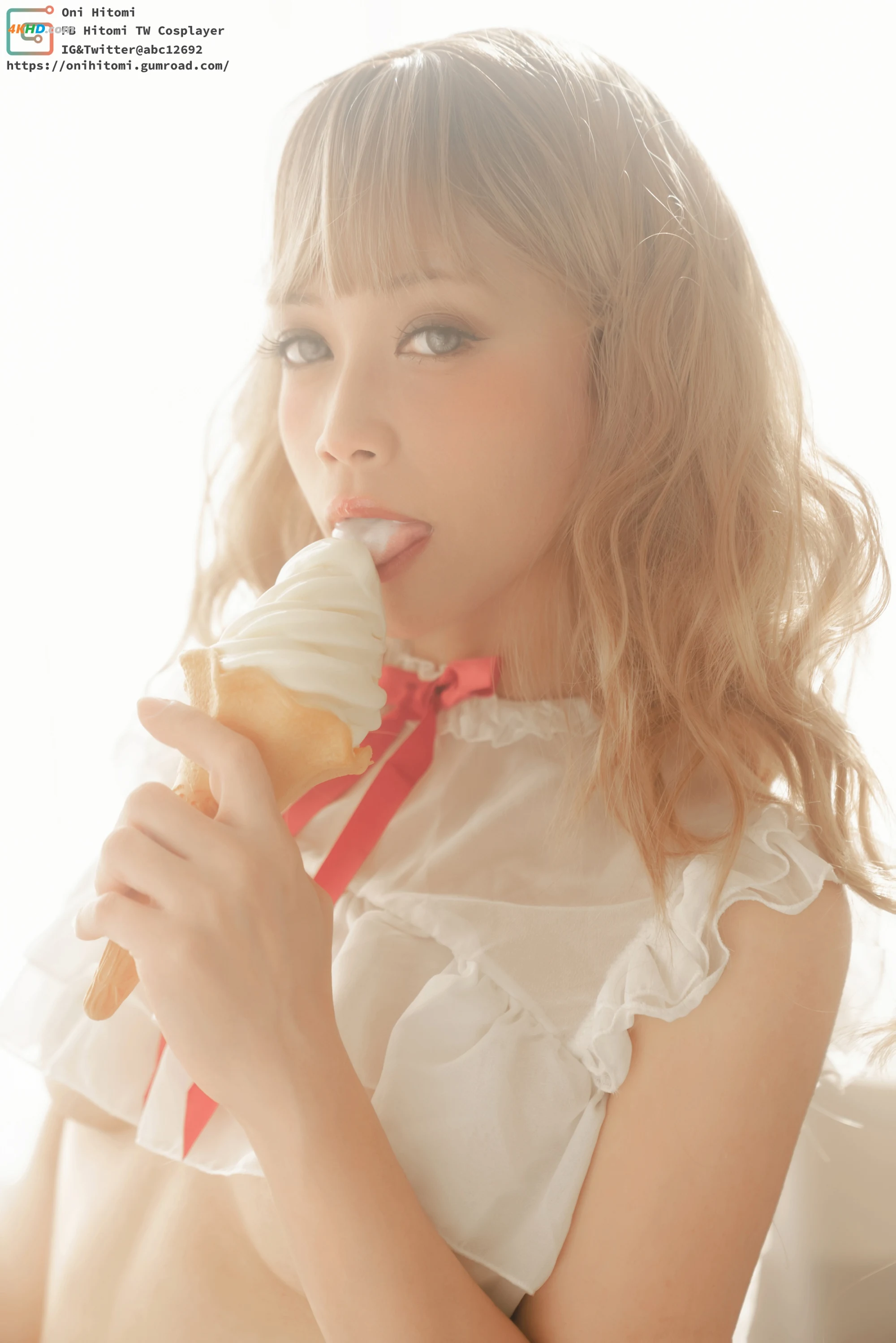 Oni Htom – 冰淇淋女孩[227MB-55photos]