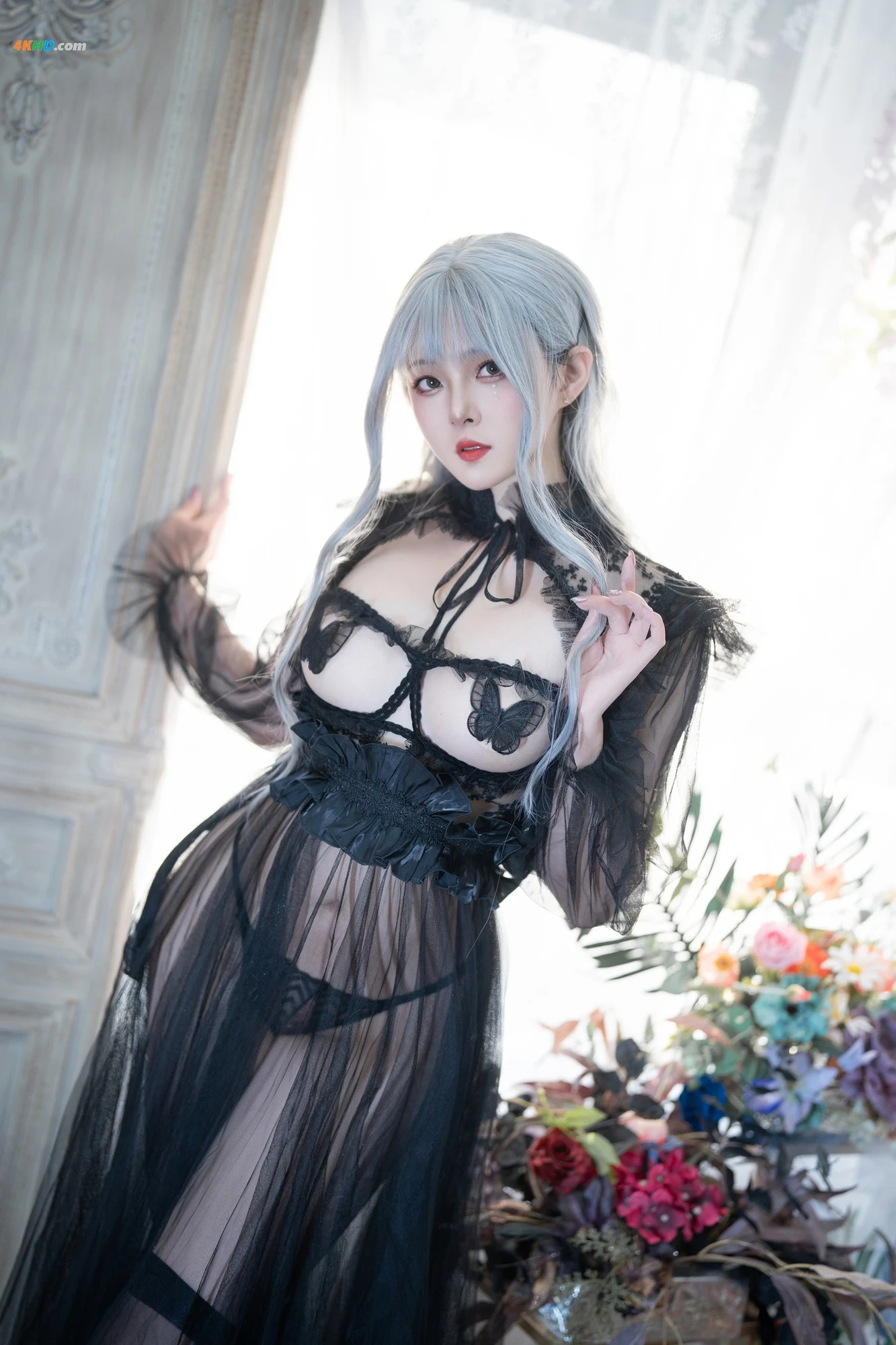 Natsuko夏夏子 – Black Butterfly[404MB-62photos]
