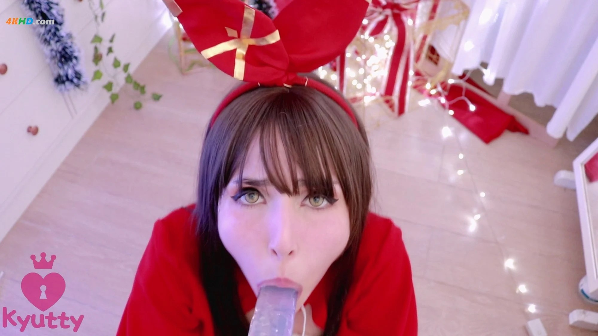 Kyutty – Amber Xmas (Genshin Impact)[892MB-19photos]
