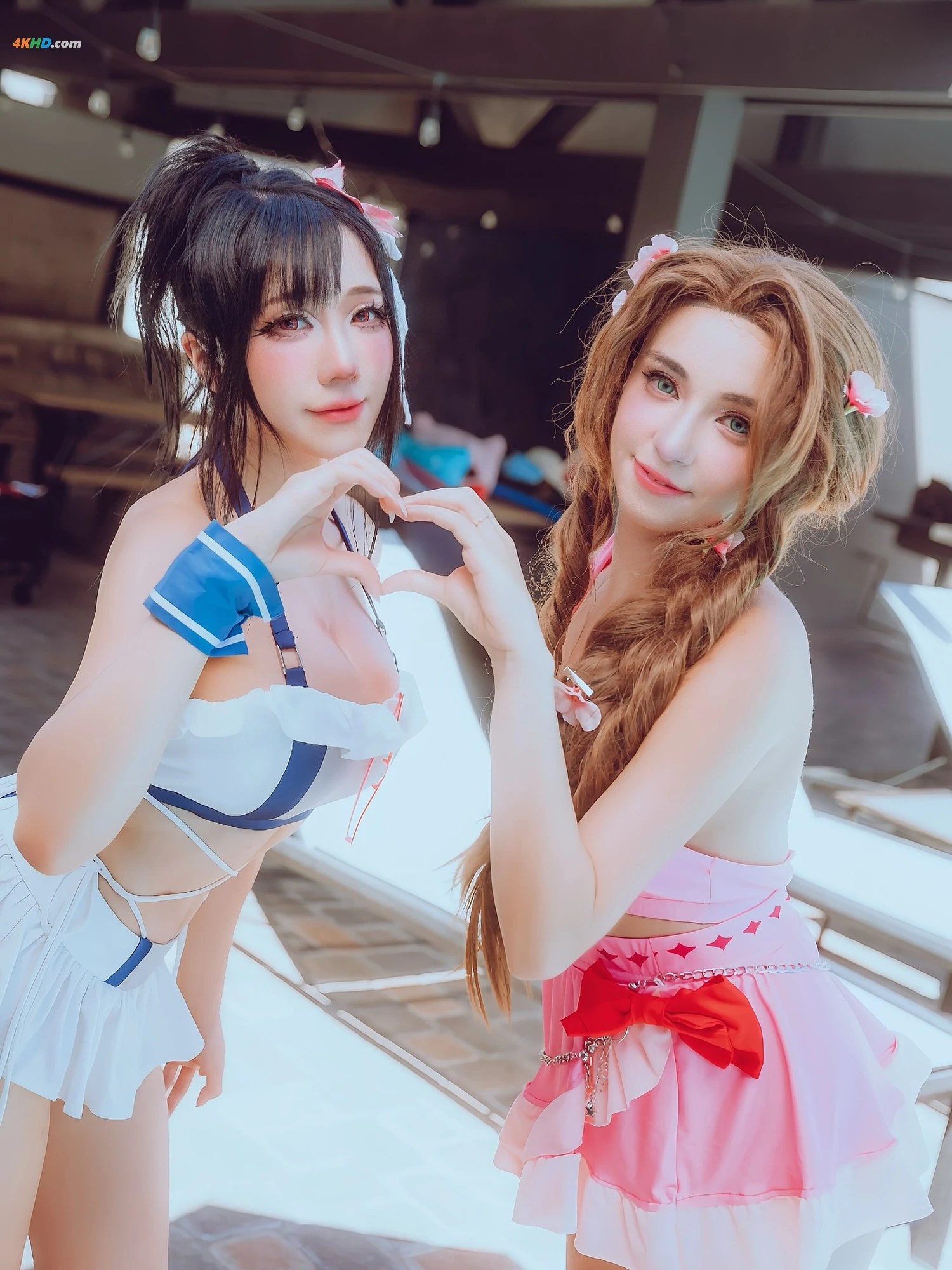 wiseinmadness & Usagi Christy ︱ Aerith, Tifa[14MB-19photos]