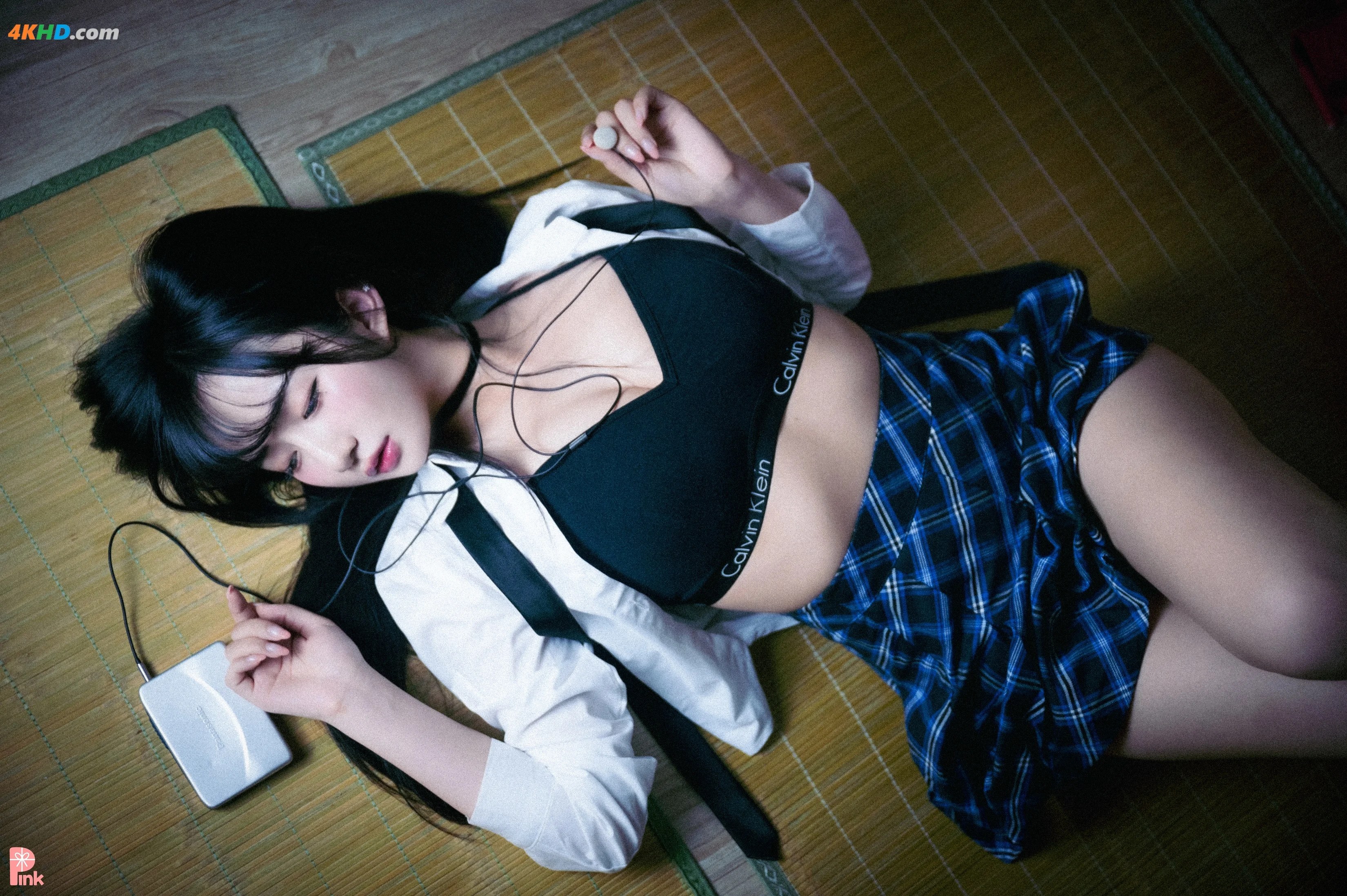 PINK RIBBON – Jina (한지나) – part 02 지나의 교복 생활 Dark ver[413MB-36photos]