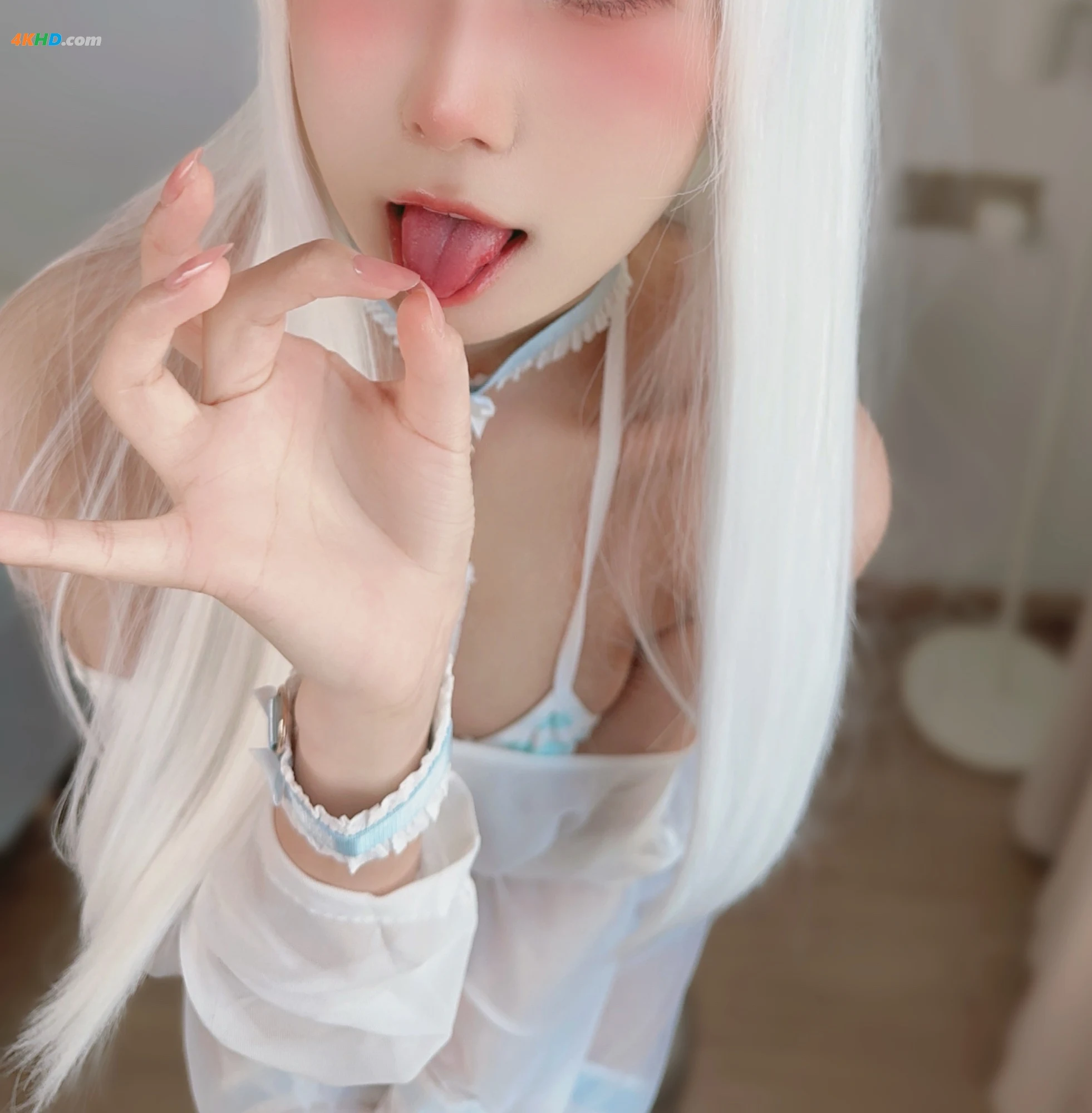 布丁大法  白毛女友[776MB-105photos]