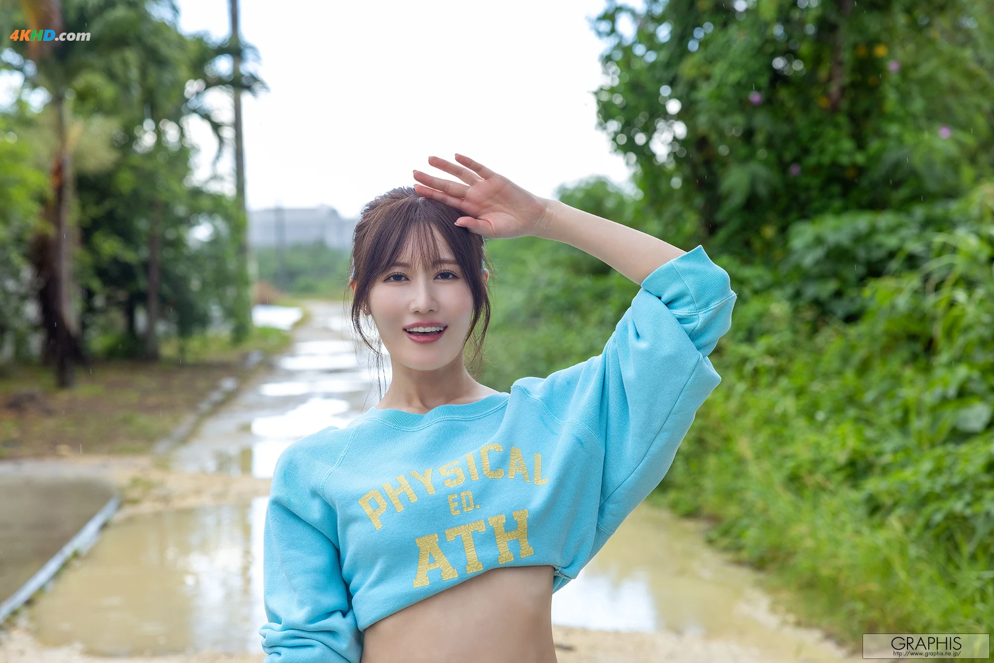 [JP] Riho Fujimori (藤森里穂) – [Graphis] Gals Looks Hot on You! Vol.1+2[44MB-41photos]