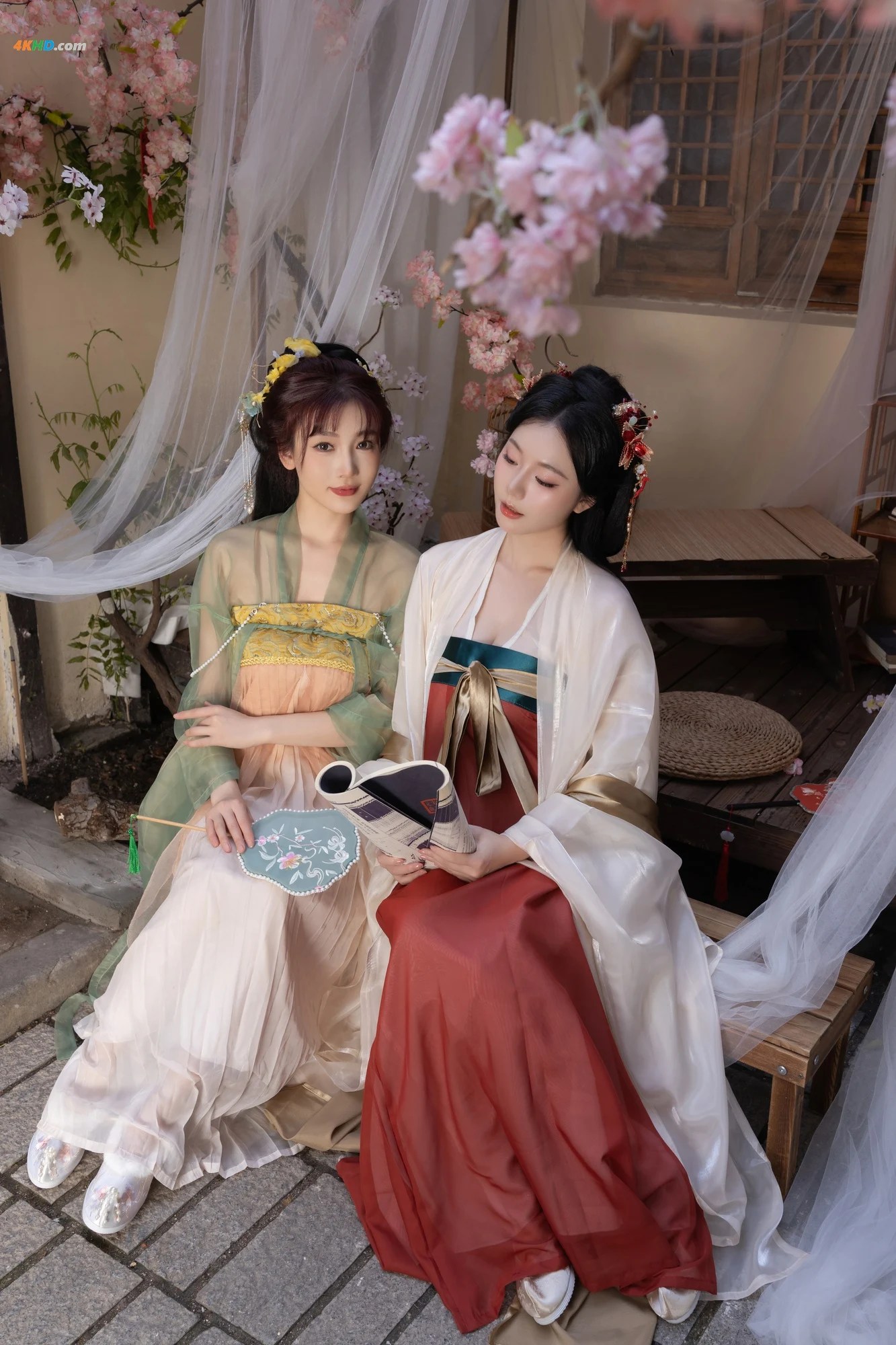 安然anran  &陆萱萱 内购无水印 闺蜜古装[960MB-105photos]