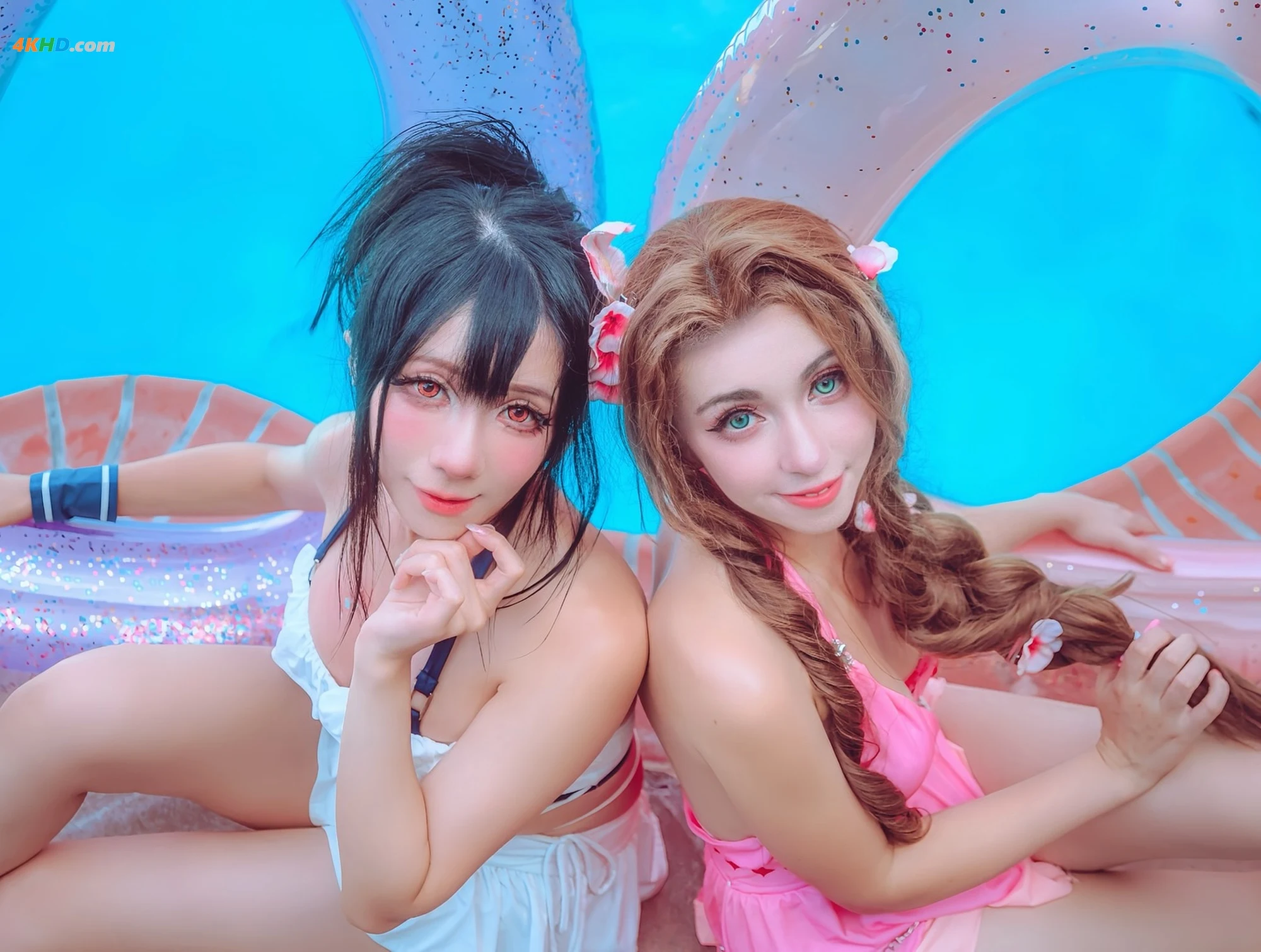 wiseinmadness & Usagi Christy ︱ Aerith, Tifa[14MB-19photos]