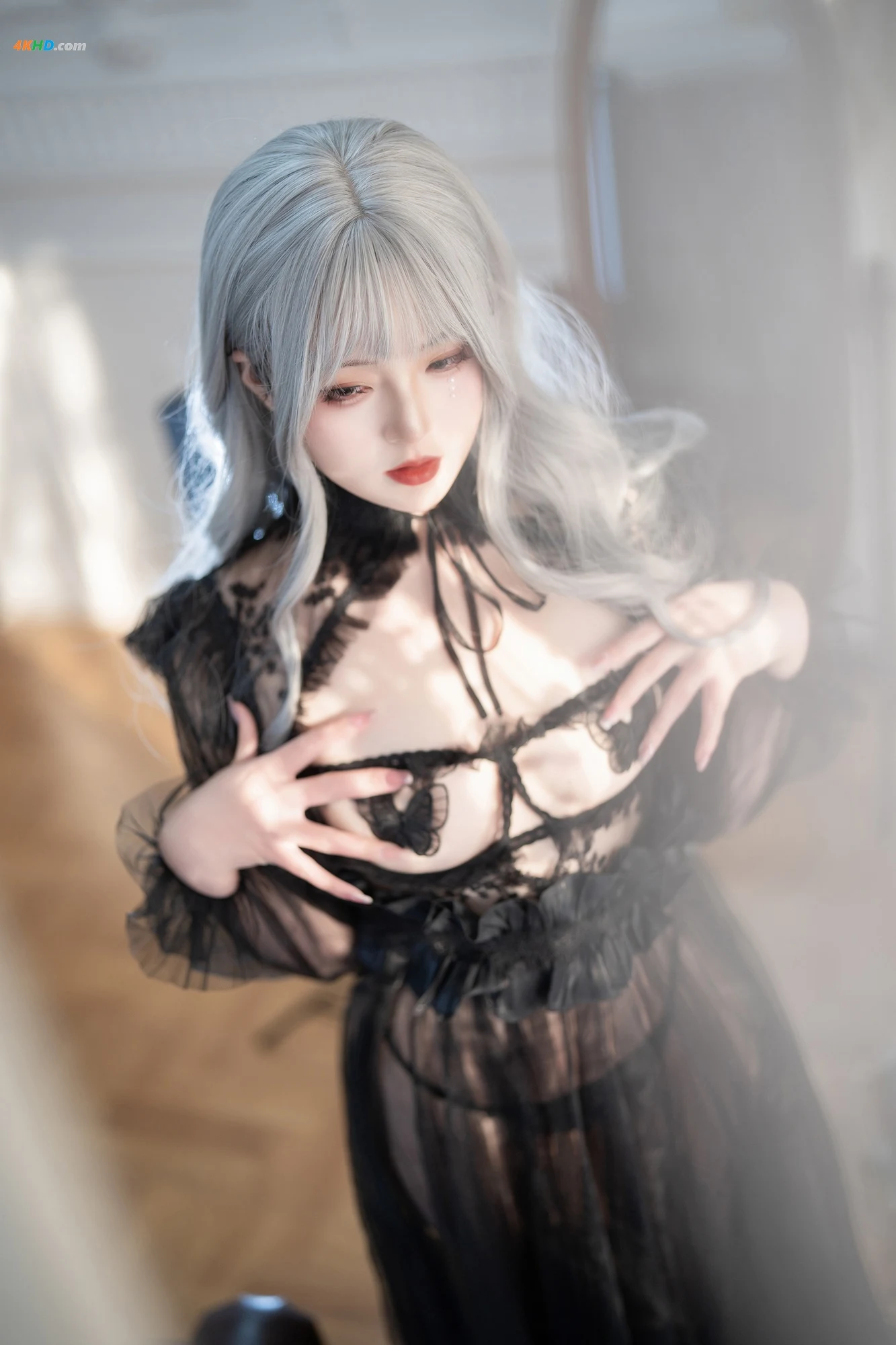 Natsuko夏夏子 – Black Butterfly[404MB-62photos]