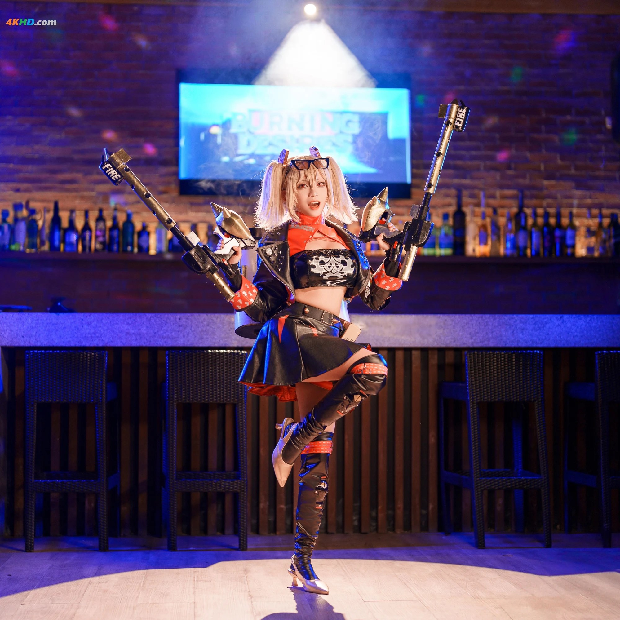 Jane Yu Cosplay ︱ Burnice White[24MB-20photos]