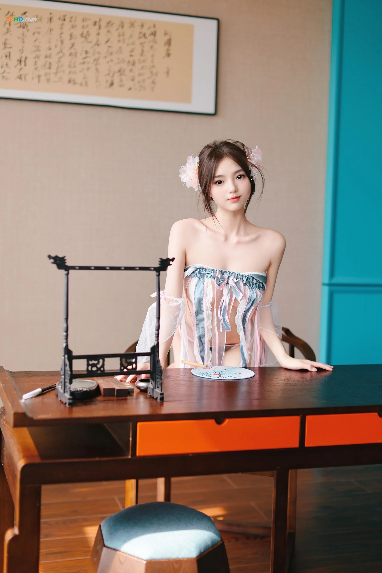 苏软软  内购无水印 新人首秀 鲜花朵朵[404MB-120photos]