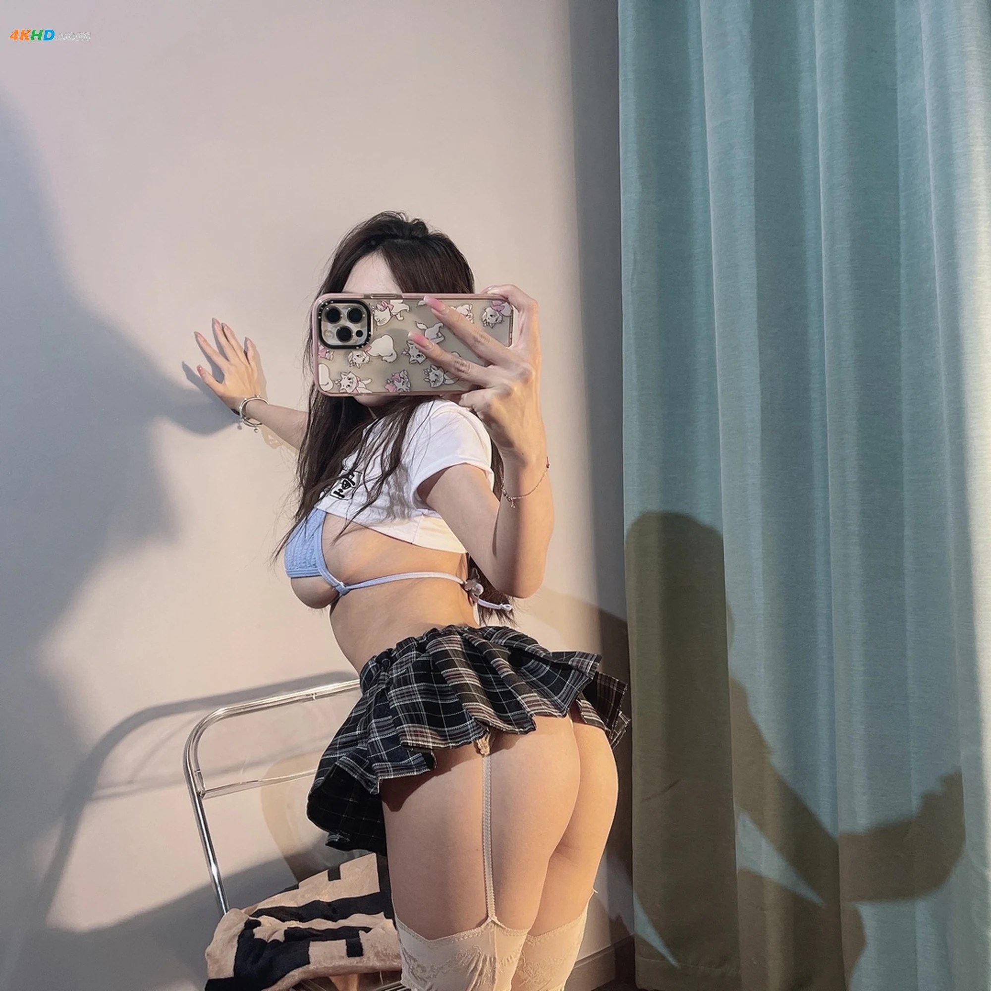 006.兔宝妮to-微密圈系列 白丝美臀jk[14MB-24photos]