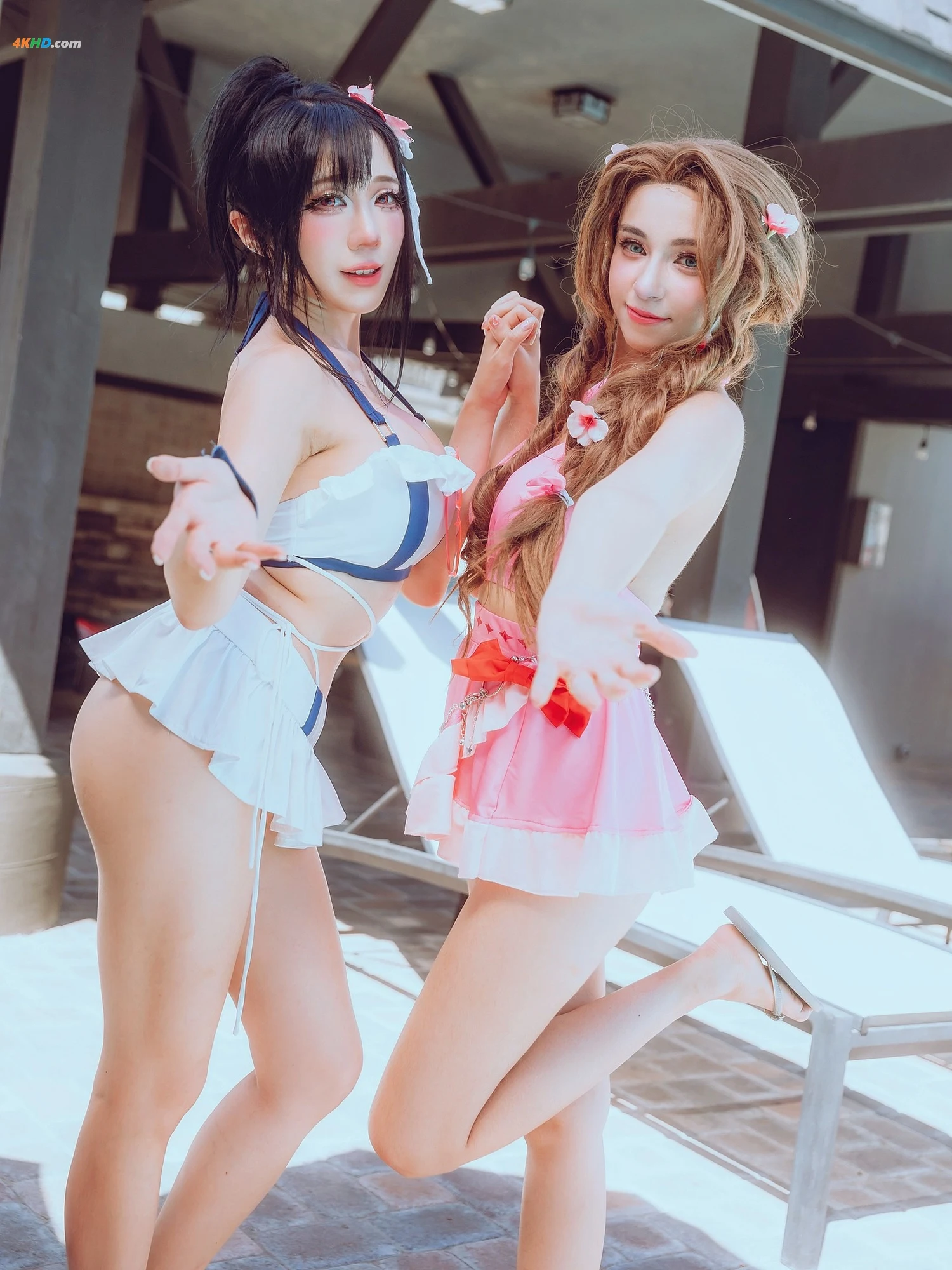 wiseinmadness & Usagi Christy ︱ Aerith, Tifa[14MB-19photos]