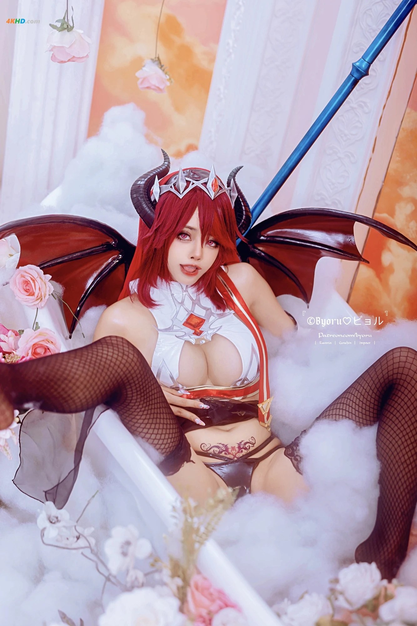 Byoru – Rosaria Succubus (Genshin Impact)[173MB-61photos]