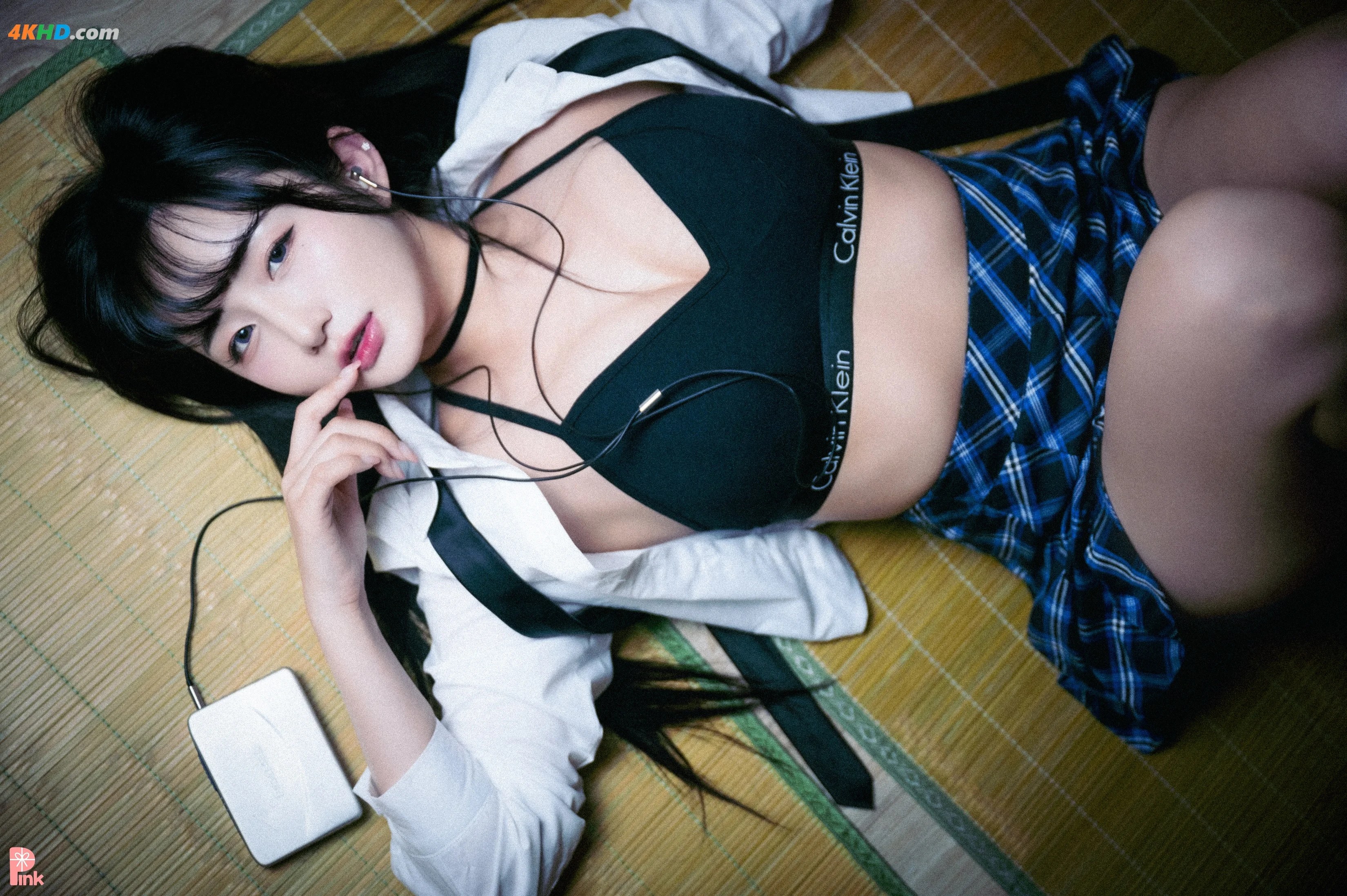 PINK RIBBON – Jina (한지나) – part 02 지나의 교복 생활 Dark ver[413MB-36photos]