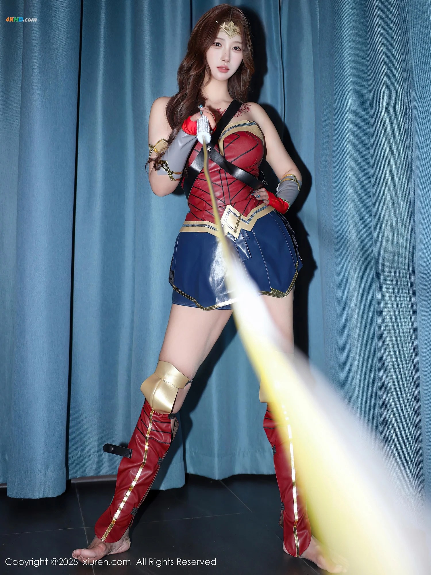 [Xiuren秀人网 金允希Yuki] Wonder Woman[616MB-81photos]
