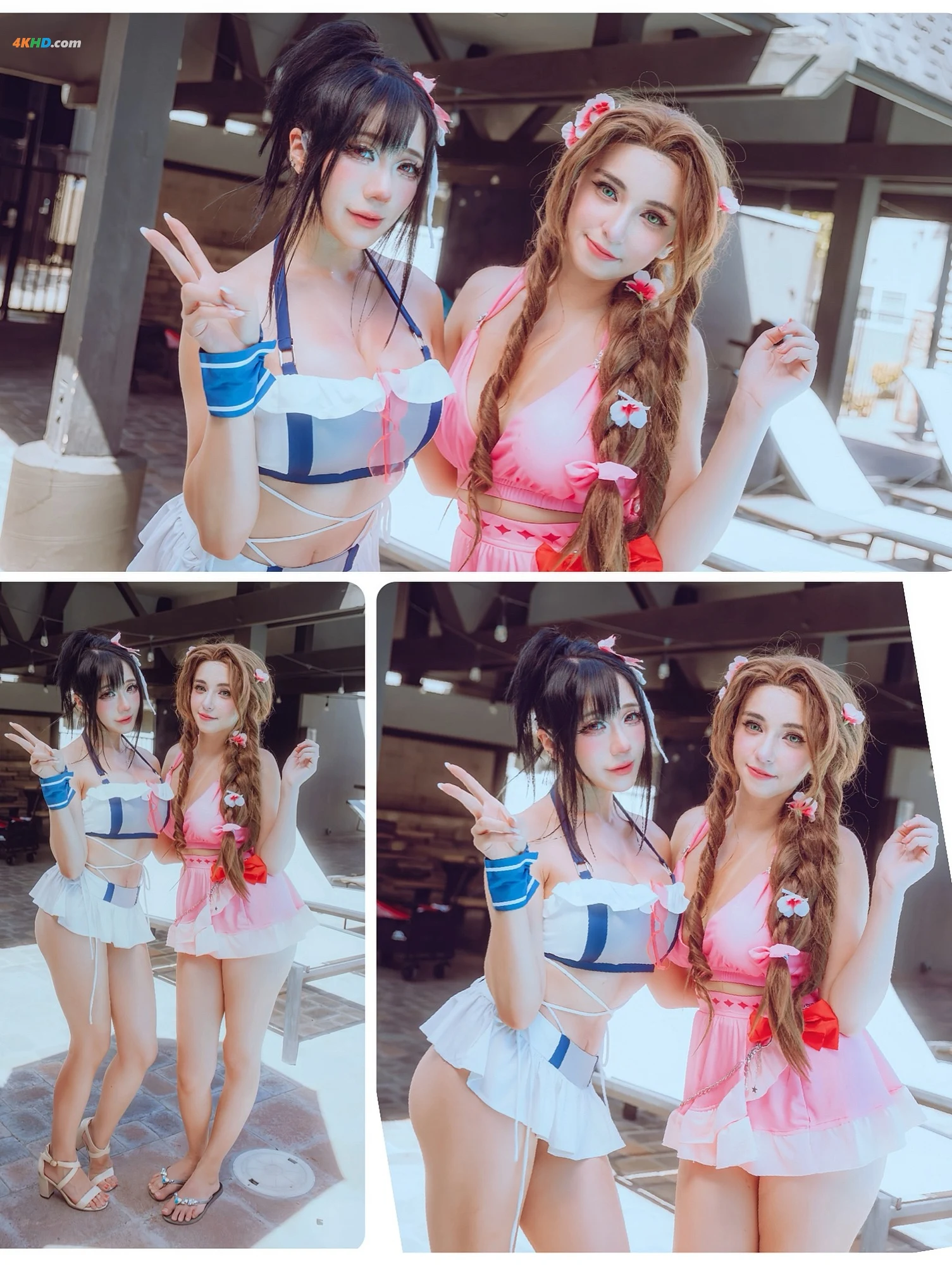 wiseinmadness & Usagi Christy ︱ Aerith, Tifa[14MB-19photos]
