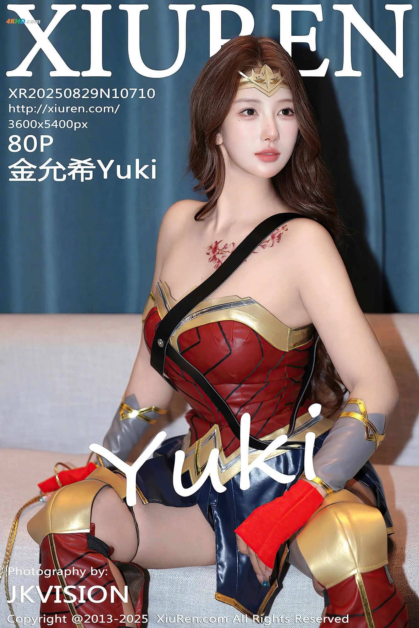 [Xiuren秀人网 金允希Yuki] Wonder Woman[616MB-81photos]