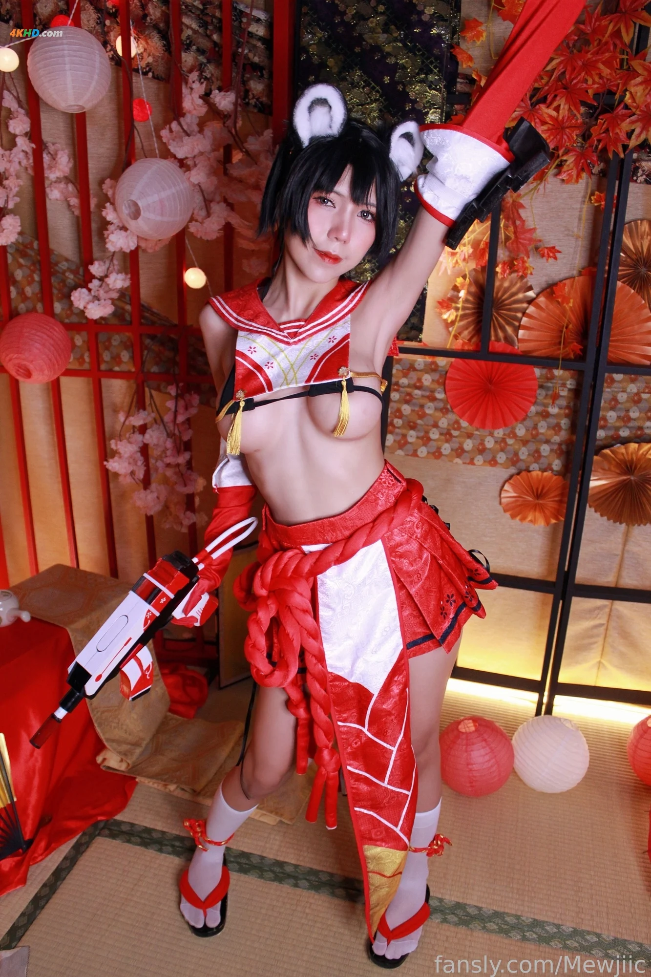 Mewjiic – Kasuga Tsubaki[100MB-33photos]