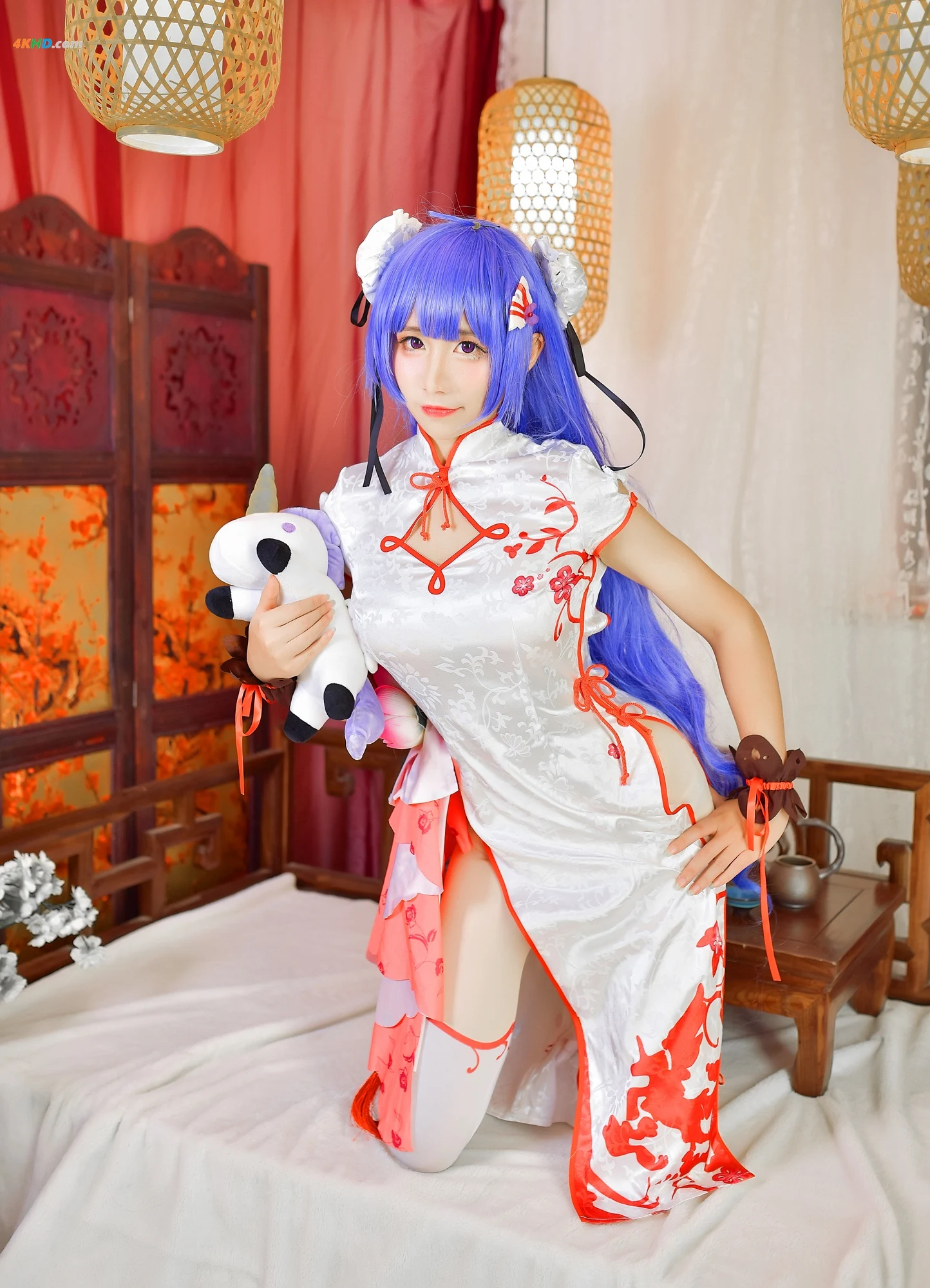 九曲jean – Unicorn Qipao[78MB-9photos]