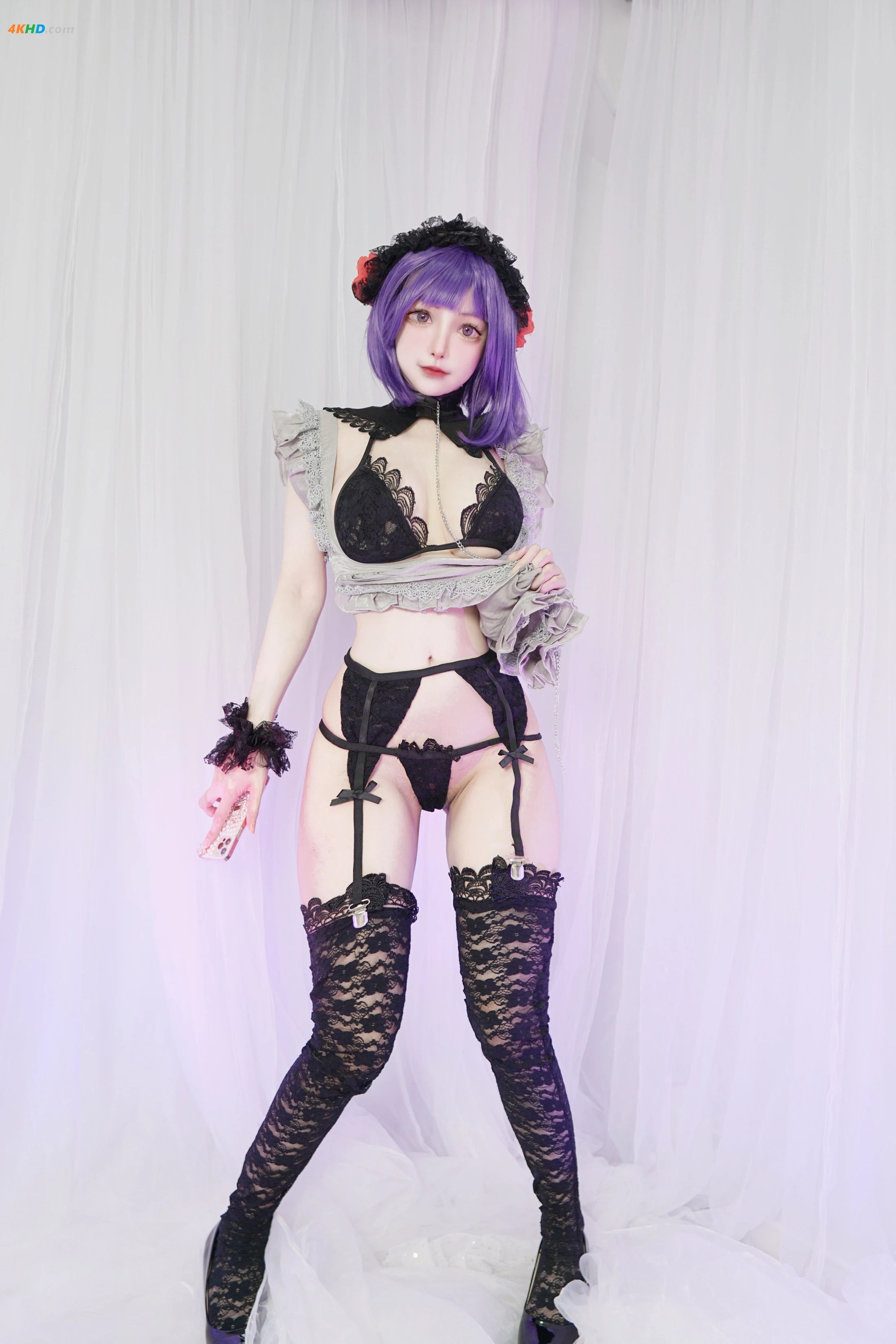 NekoChan – Marin cosplay as Shizuku Kuroe (maid version)[61MB-24photos]