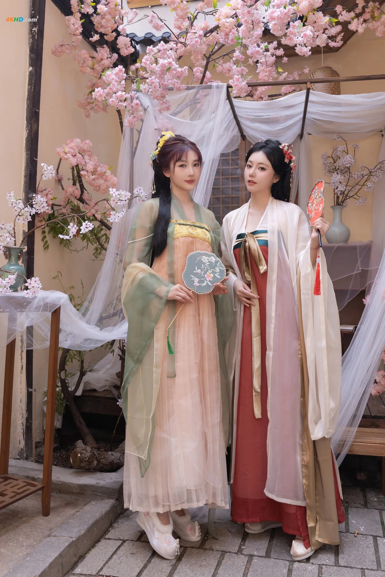 安然anran  &陆萱萱 内购无水印 闺蜜古装[960MB-105photos]