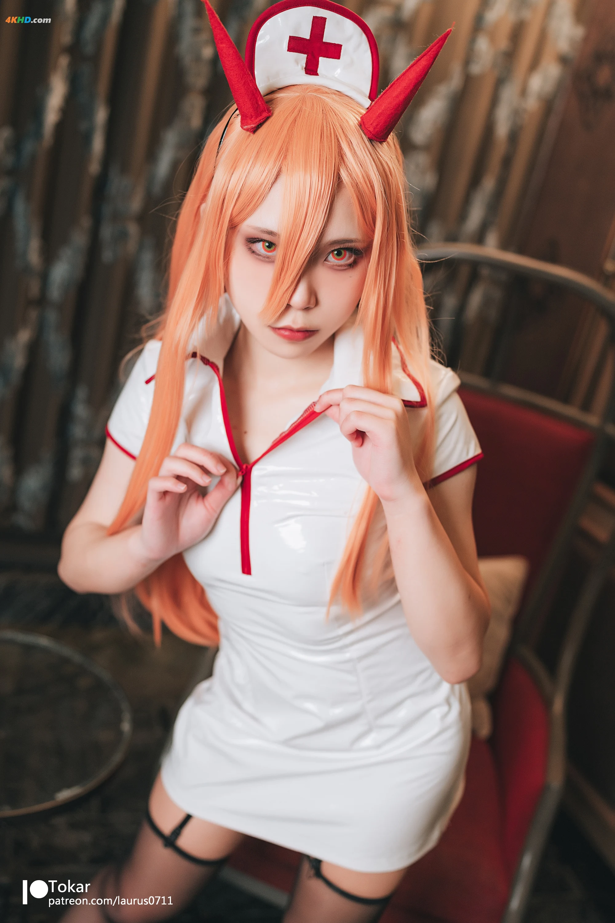 Tokar 浵卡 – Power Nurse (Chainsaw Man)[373MB-29photos]