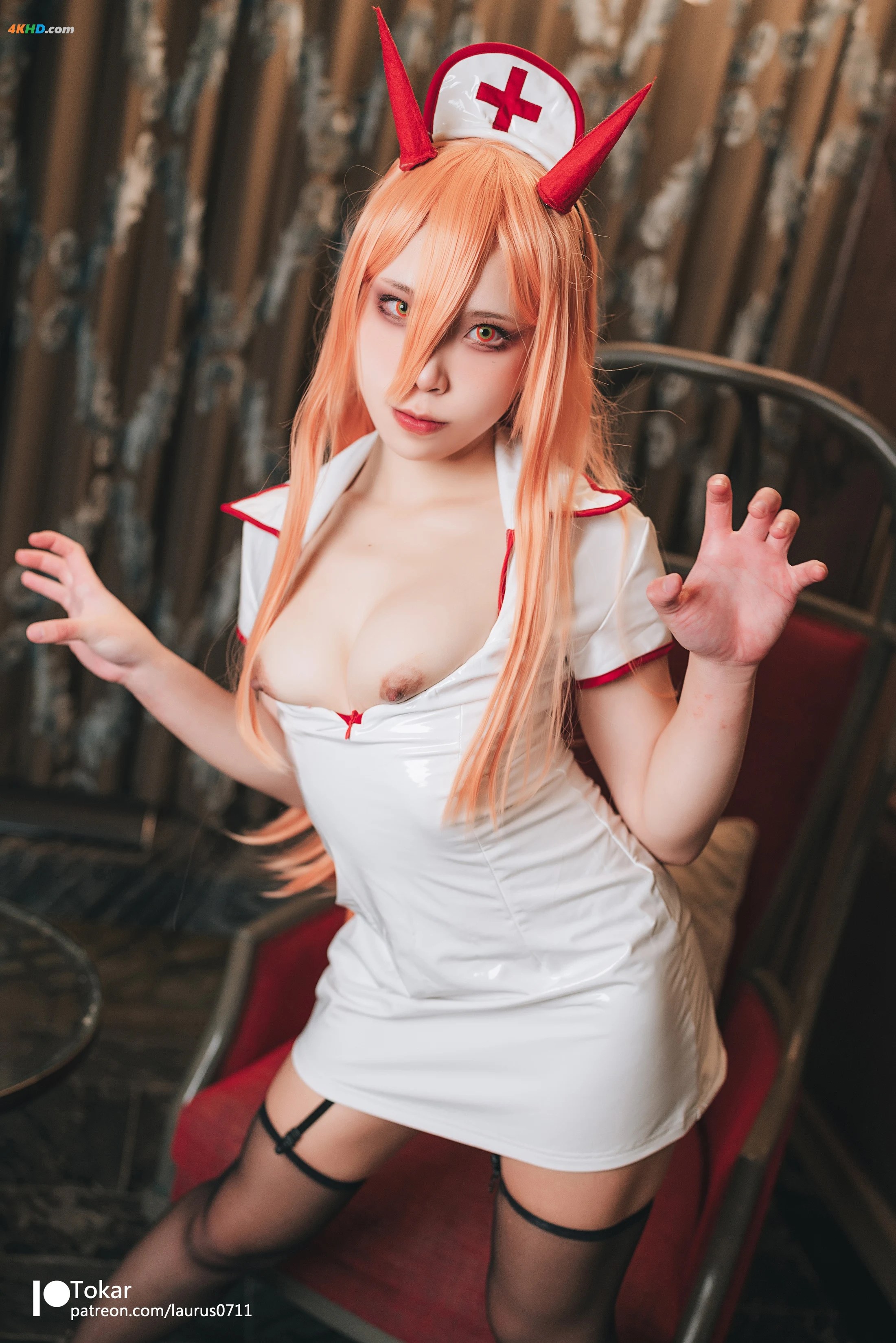 Tokar 浵卡 – Power Nurse (Chainsaw Man)[373MB-29photos]