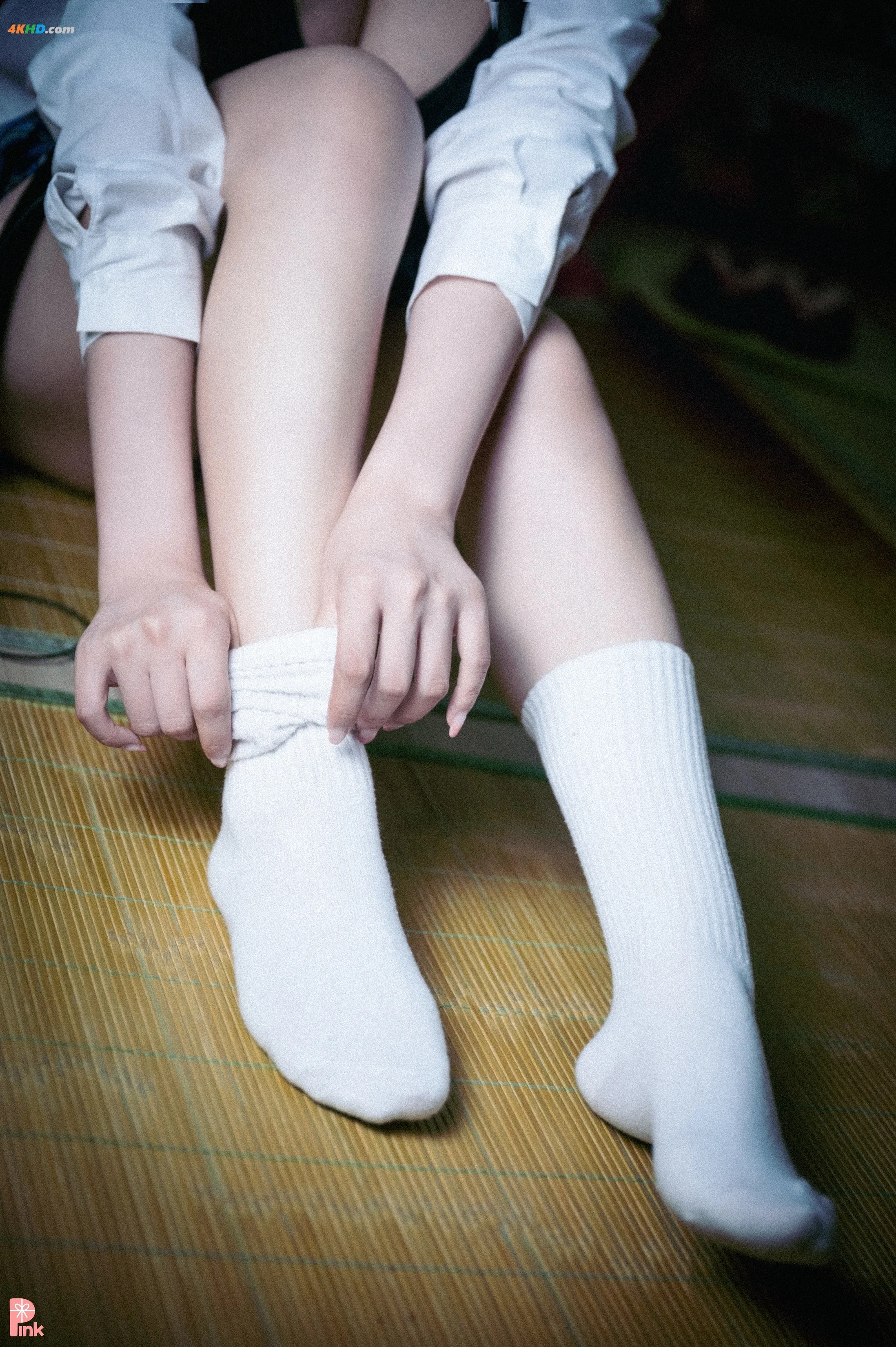 PINK RIBBON – Jina (한지나) – part 02 지나의 교복 생활 Dark ver[413MB-36photos]