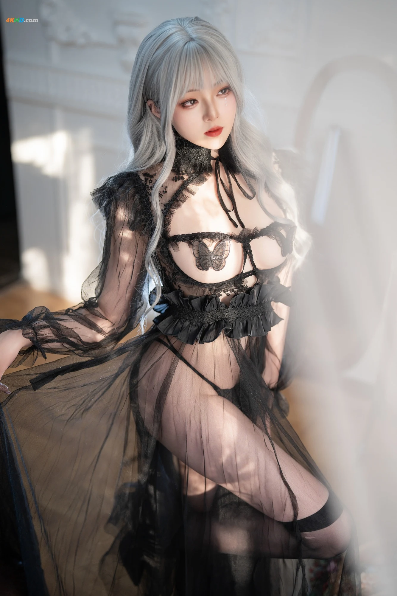 Natsuko夏夏子 – Black Butterfly[404MB-62photos]
