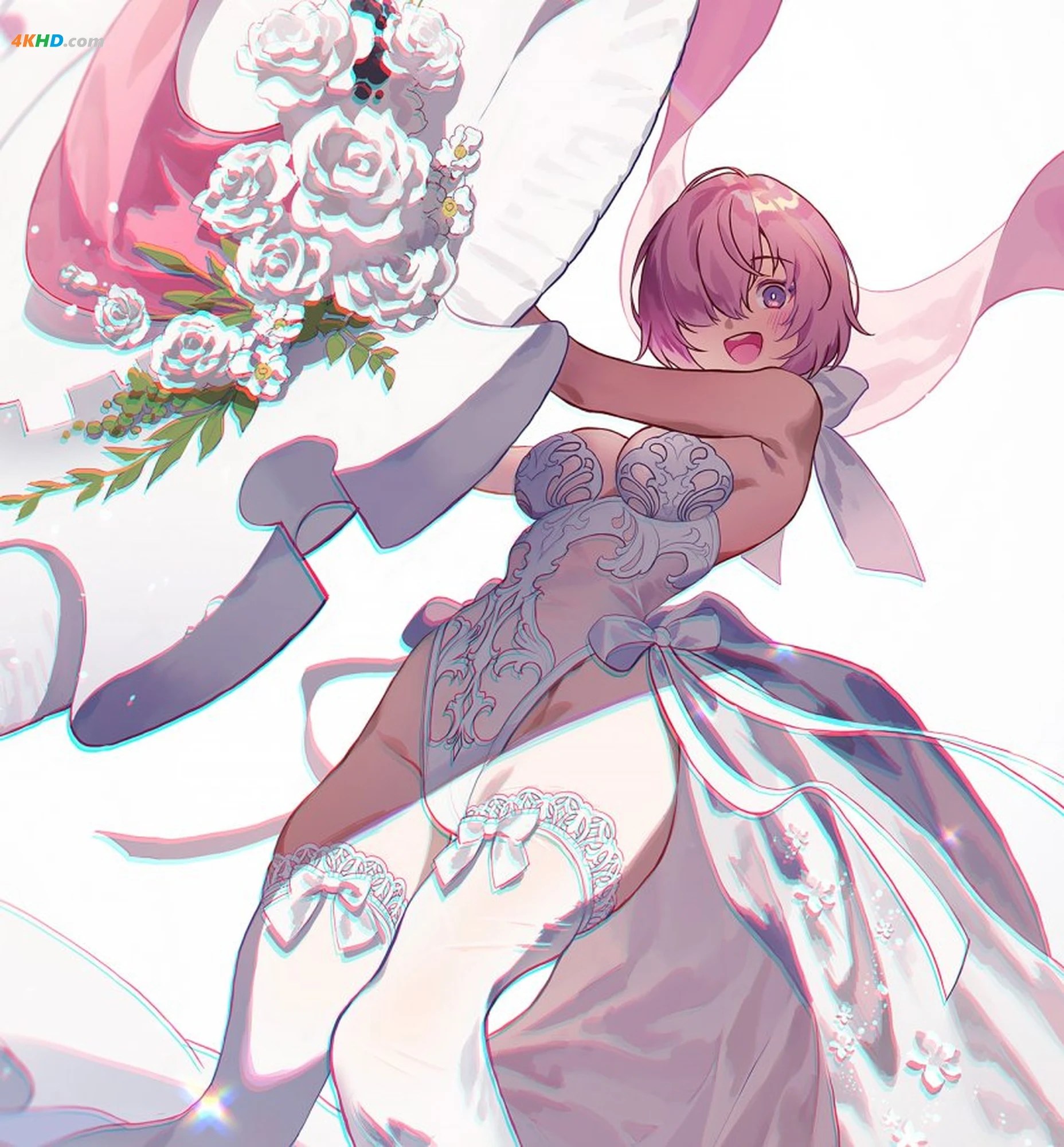 ENMYO은묘 (@enmyo_cos) – Mash Kyrielight (Wedding ver)  art by ファジョボレFajyobore[4MB-9photos]