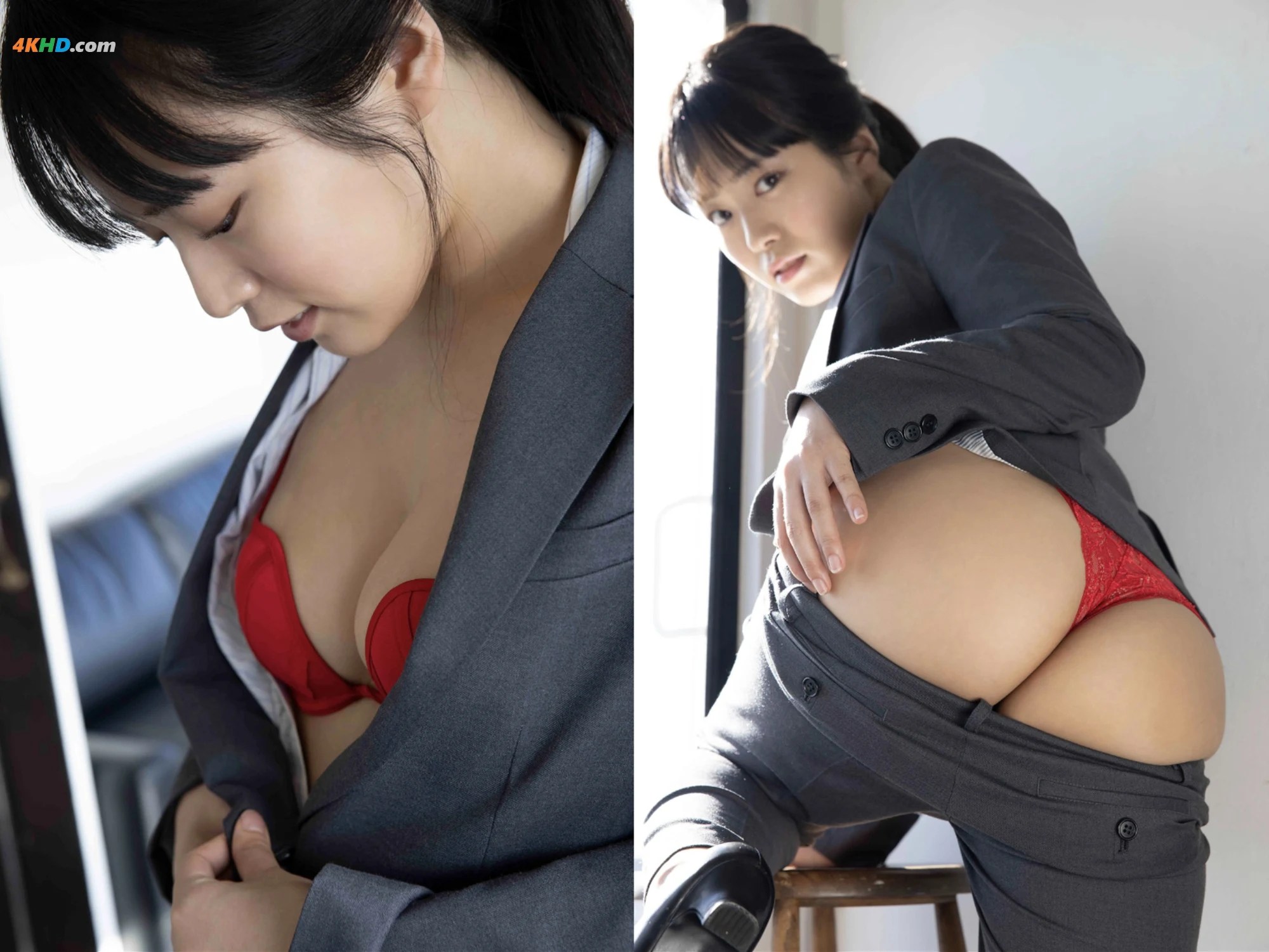 [JP] Shinonome Umi (東雲うみ) – FLASHデジタル写真集 商社OL破れちゃった[35MB-38photos]