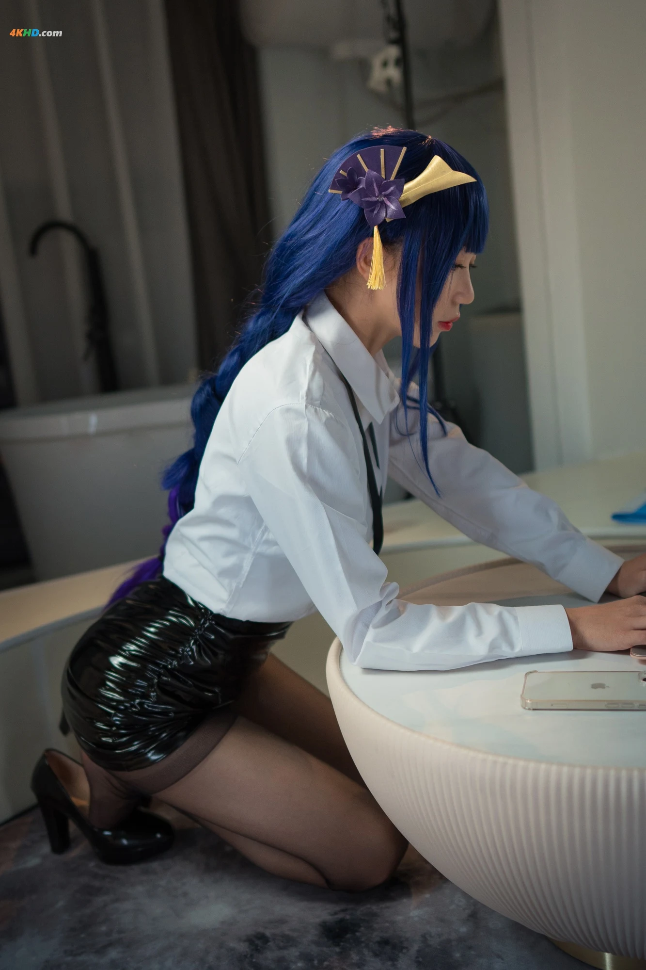 [影子喵Ghost] Raiden Shogun OL & GanYu OL[639MB-70photos]