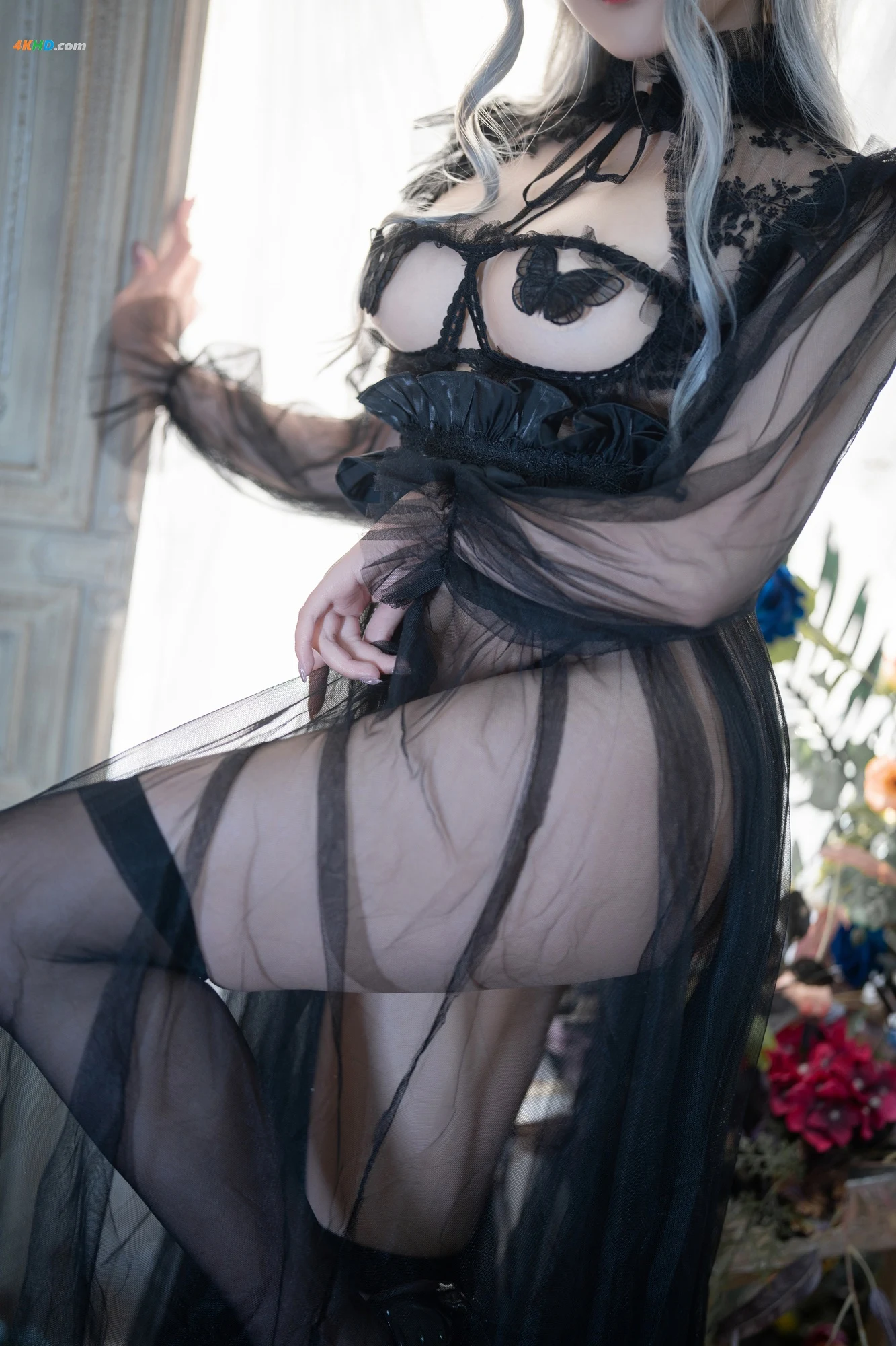 Natsuko夏夏子 – Black Butterfly[404MB-62photos]