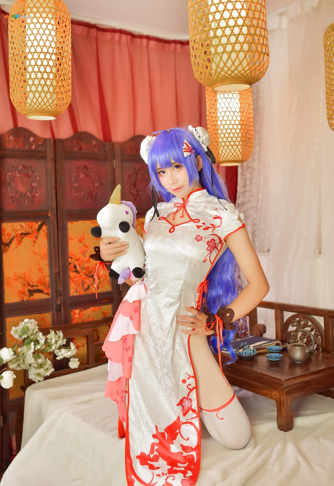 九曲jean – Unicorn Qipao[78MB-9photos]