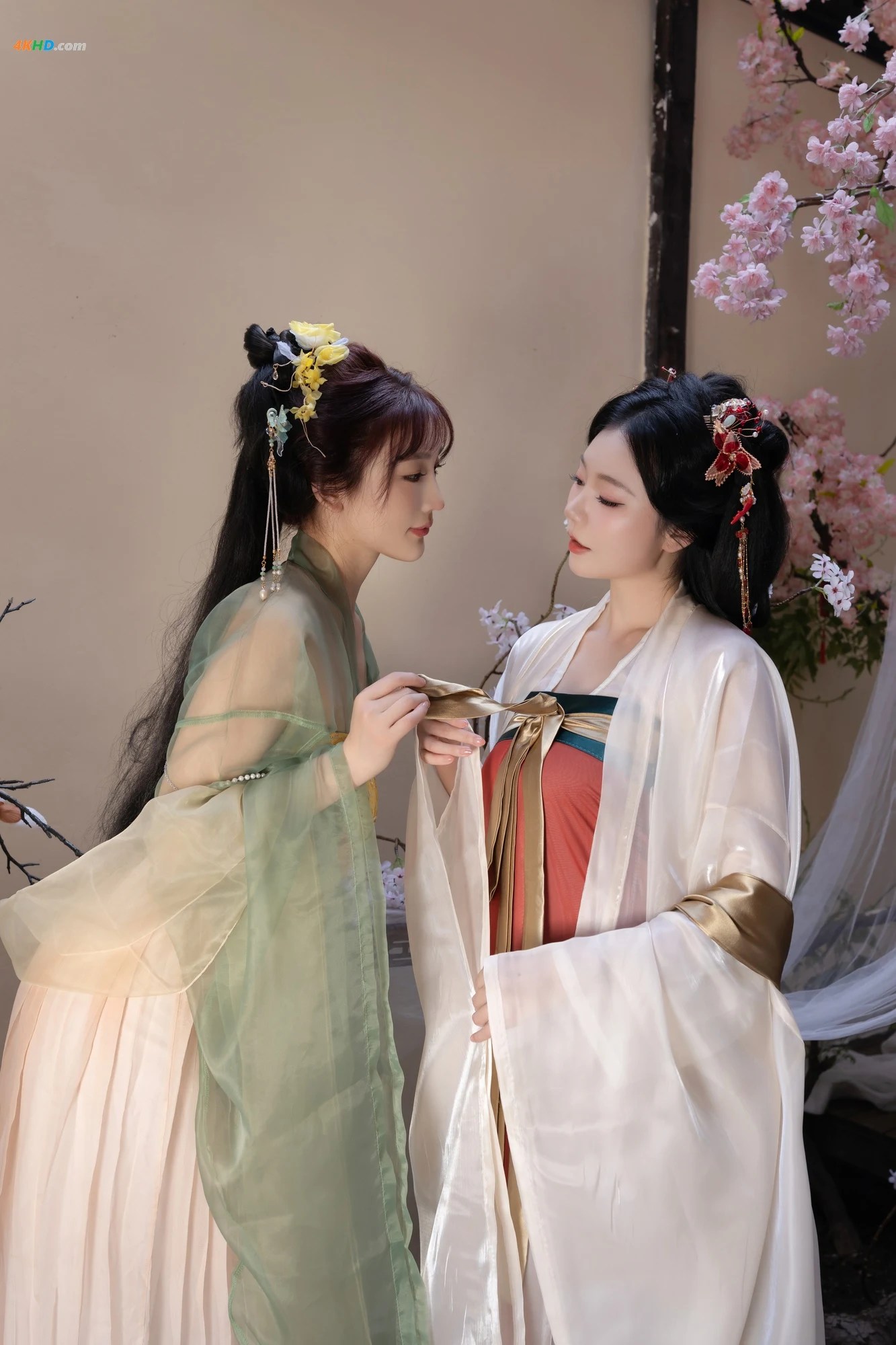 安然anran  &陆萱萱 内购无水印 闺蜜古装[960MB-105photos]