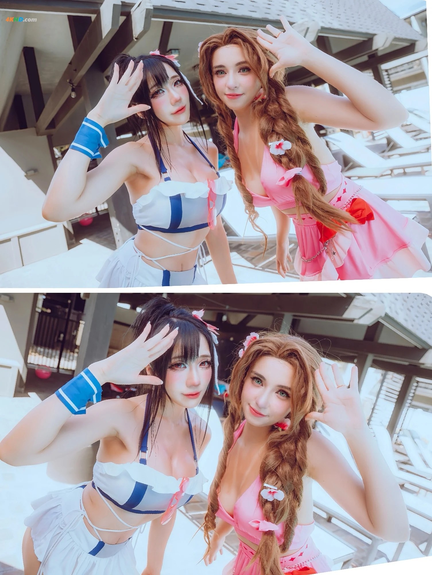 wiseinmadness & Usagi Christy ︱ Aerith, Tifa[14MB-19photos]
