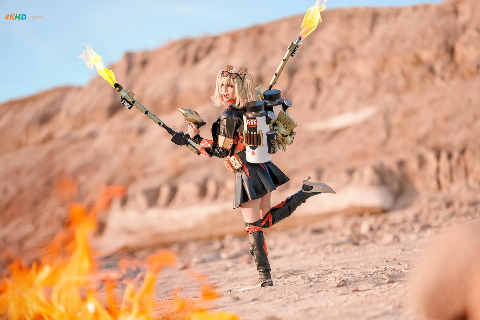 Jane Yu Cosplay ︱ Burnice White[24MB-20photos]