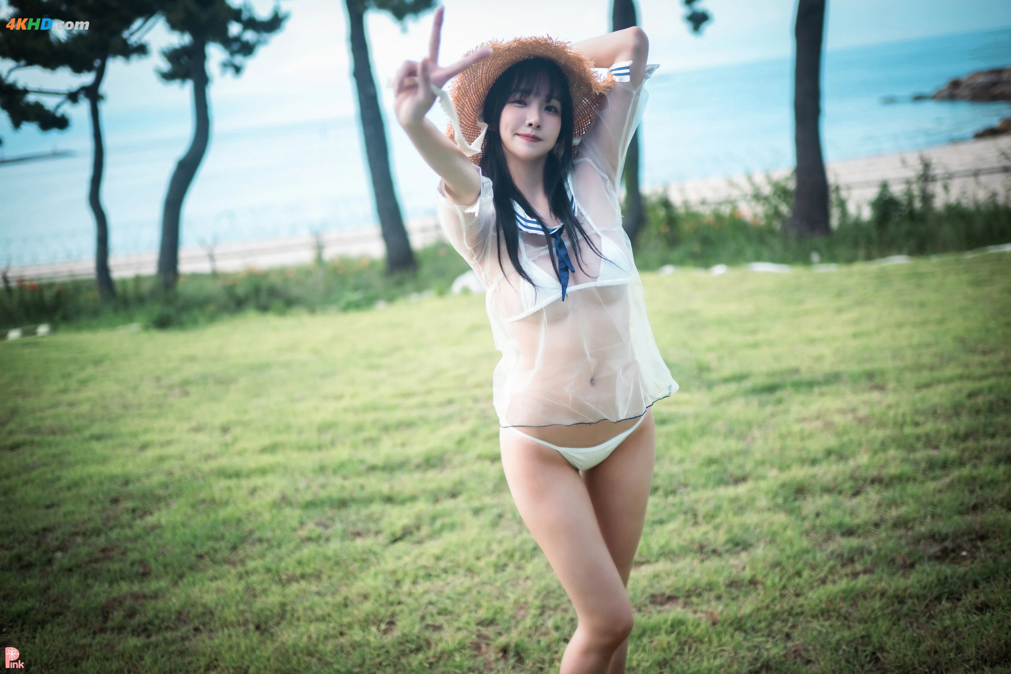 PINK RIBBON – Lee Ahrin – part 01 Bikini Day[903MB-70photos]