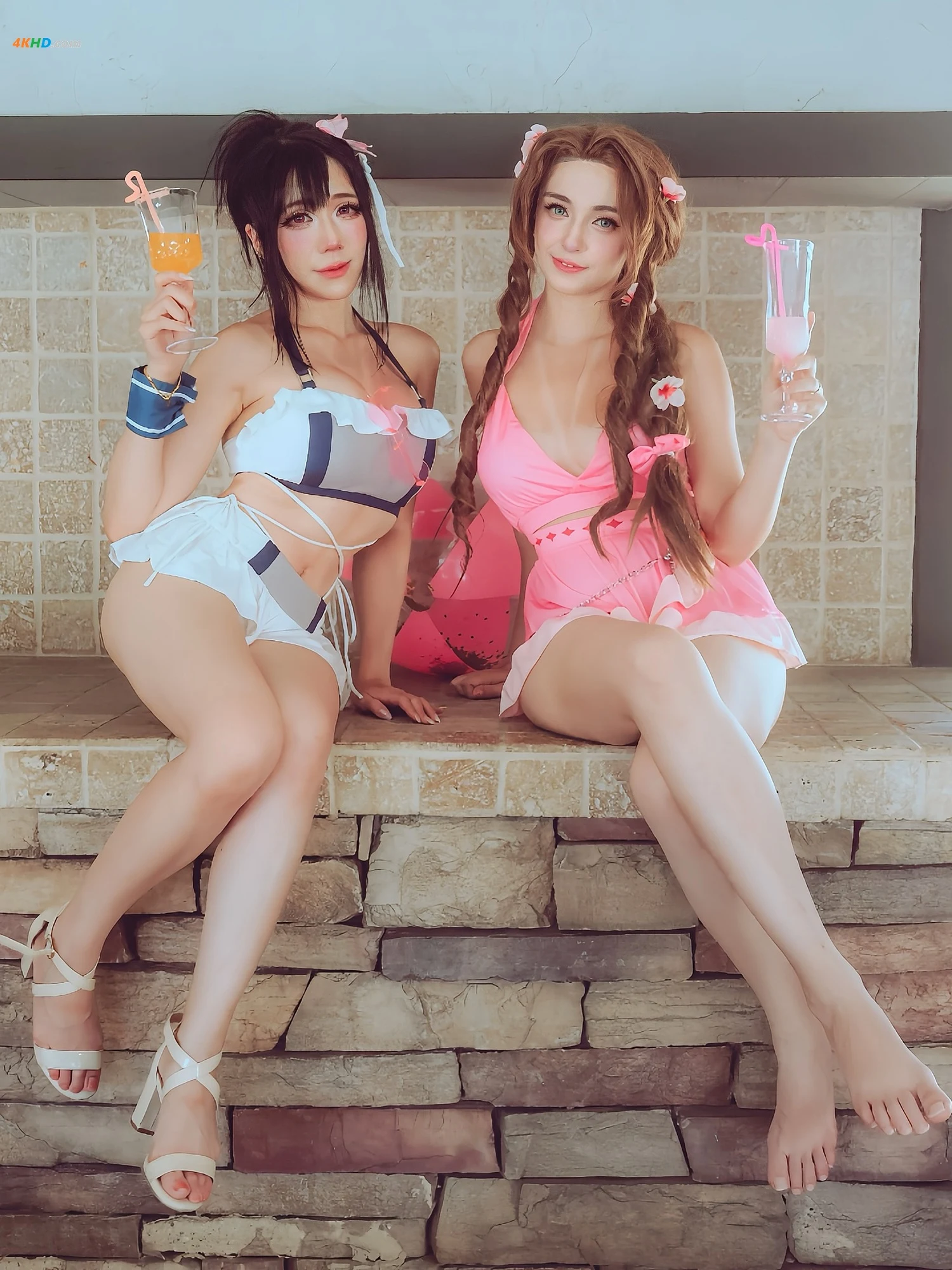 wiseinmadness & Usagi Christy ︱ Aerith, Tifa[14MB-19photos]